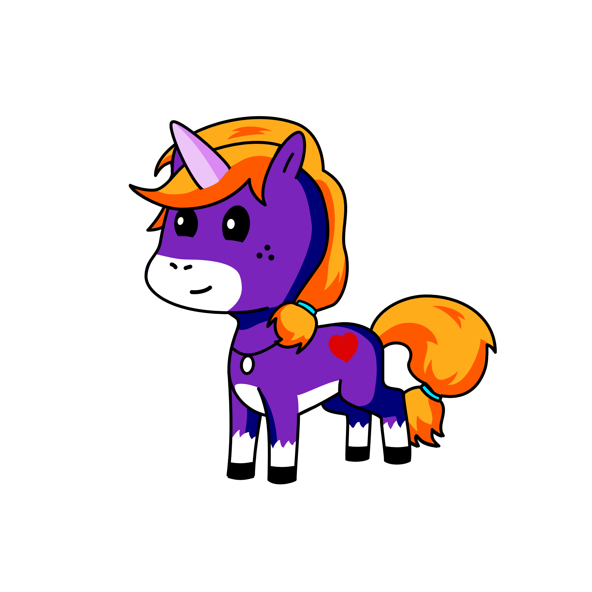 Mummy , the unicorn