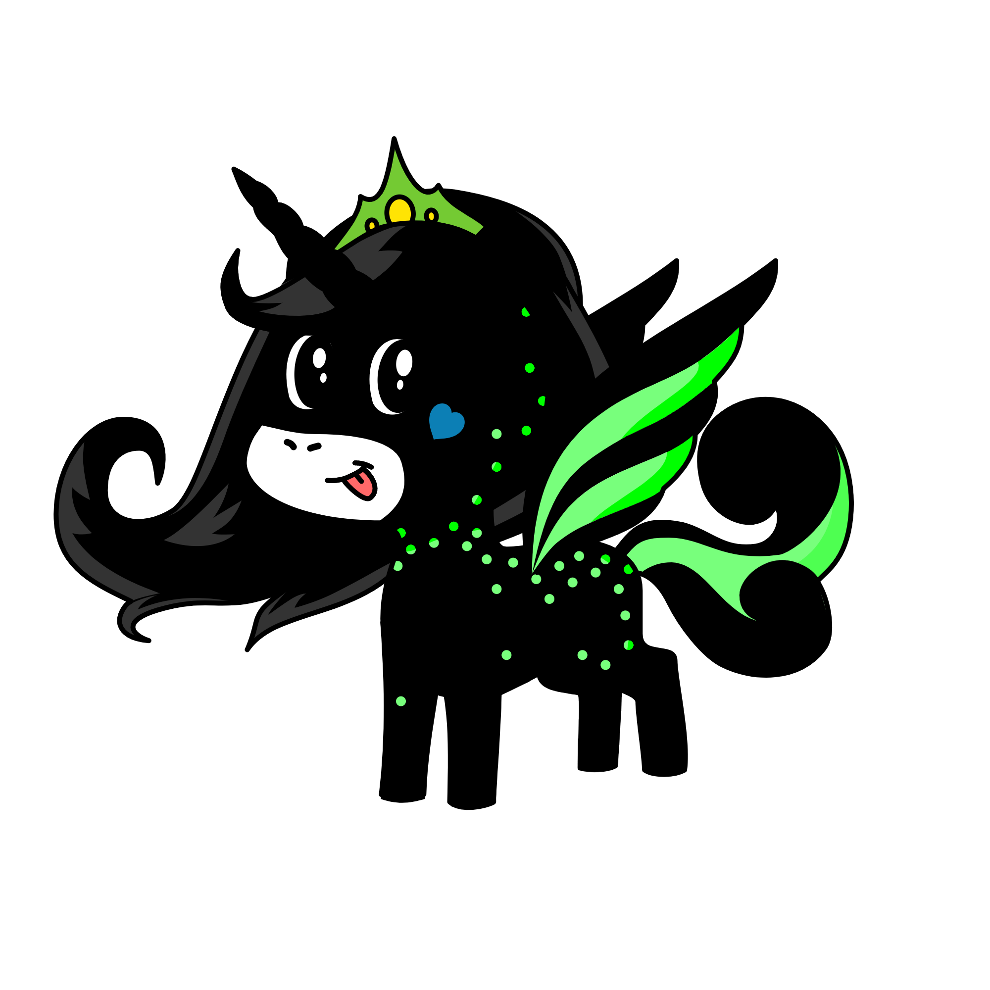 queen of the shadow, the unicorn