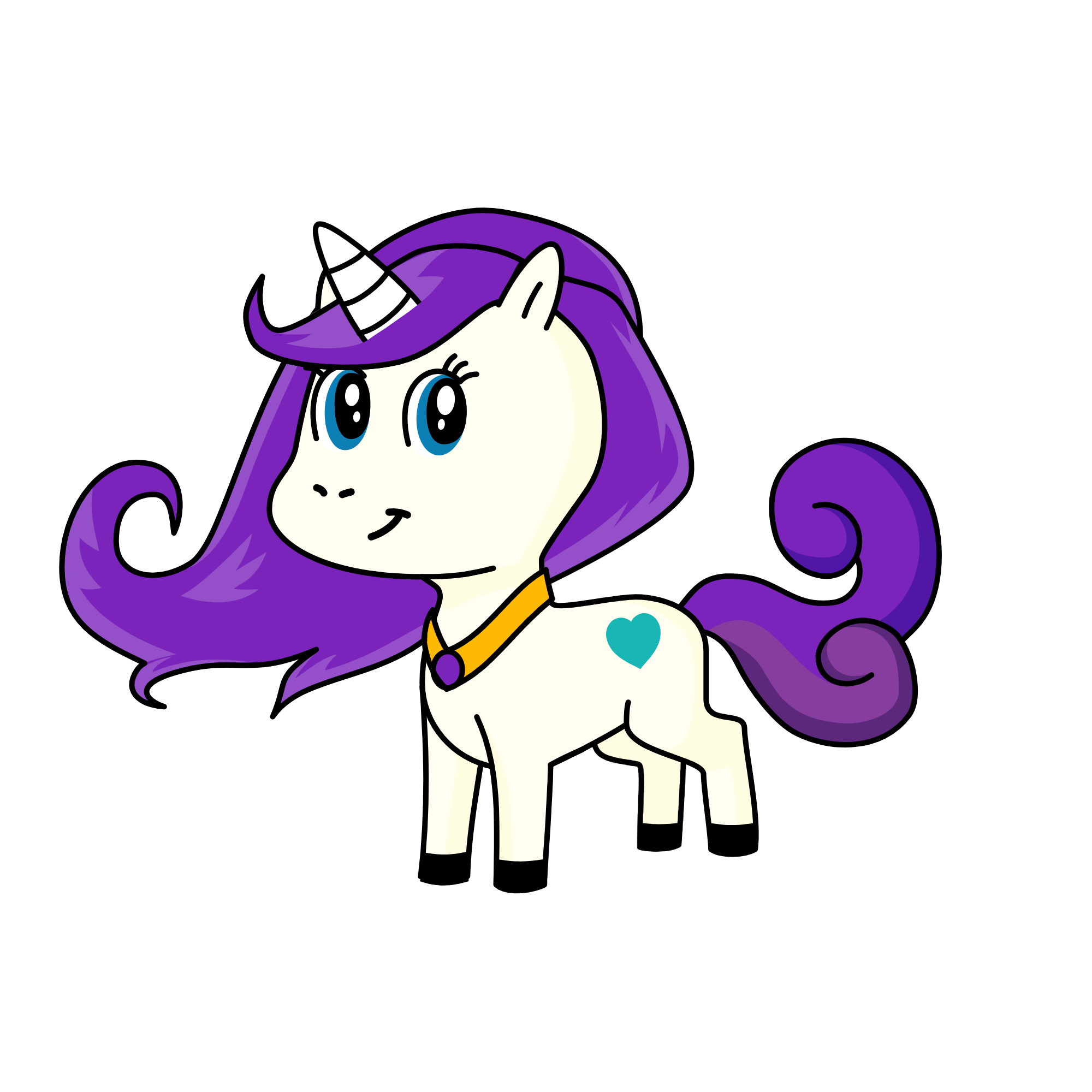 Guess Who Number 2, the unicorn