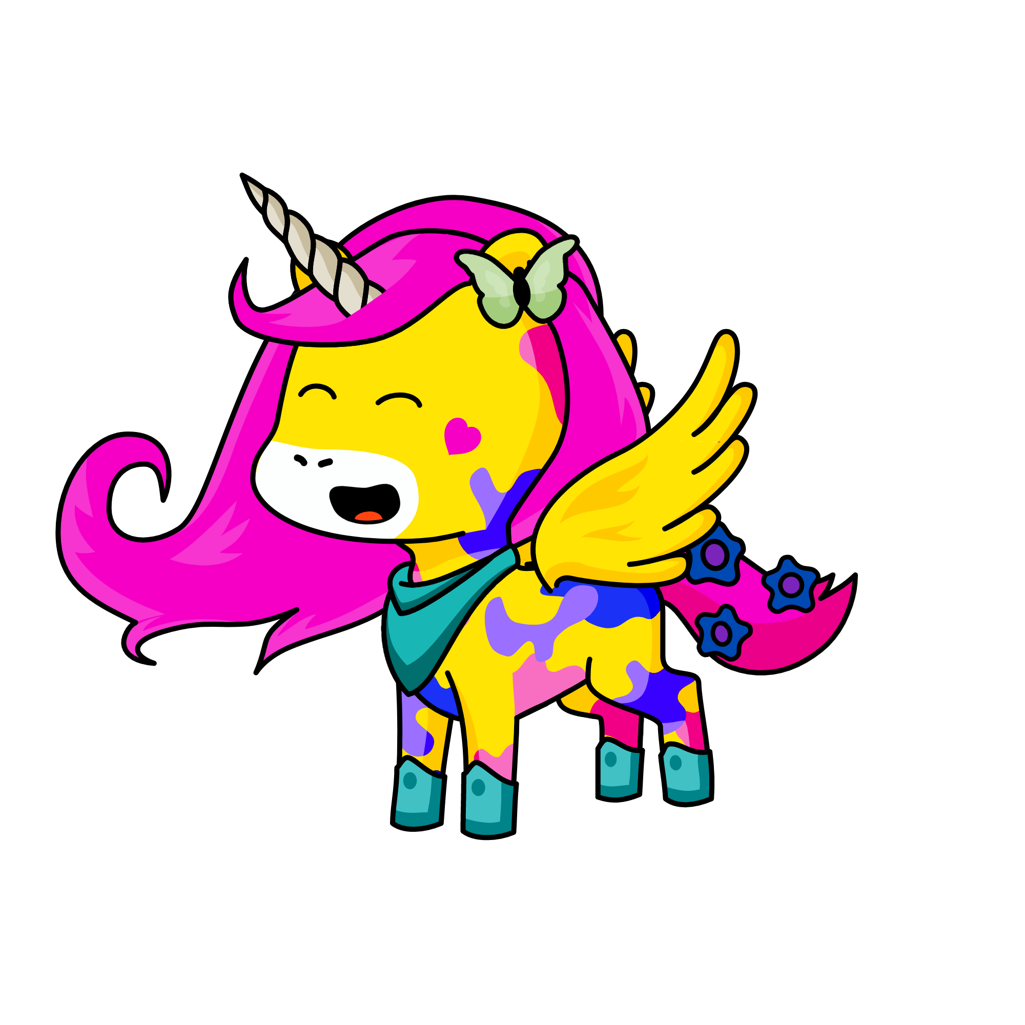 Fruity, the unicorn