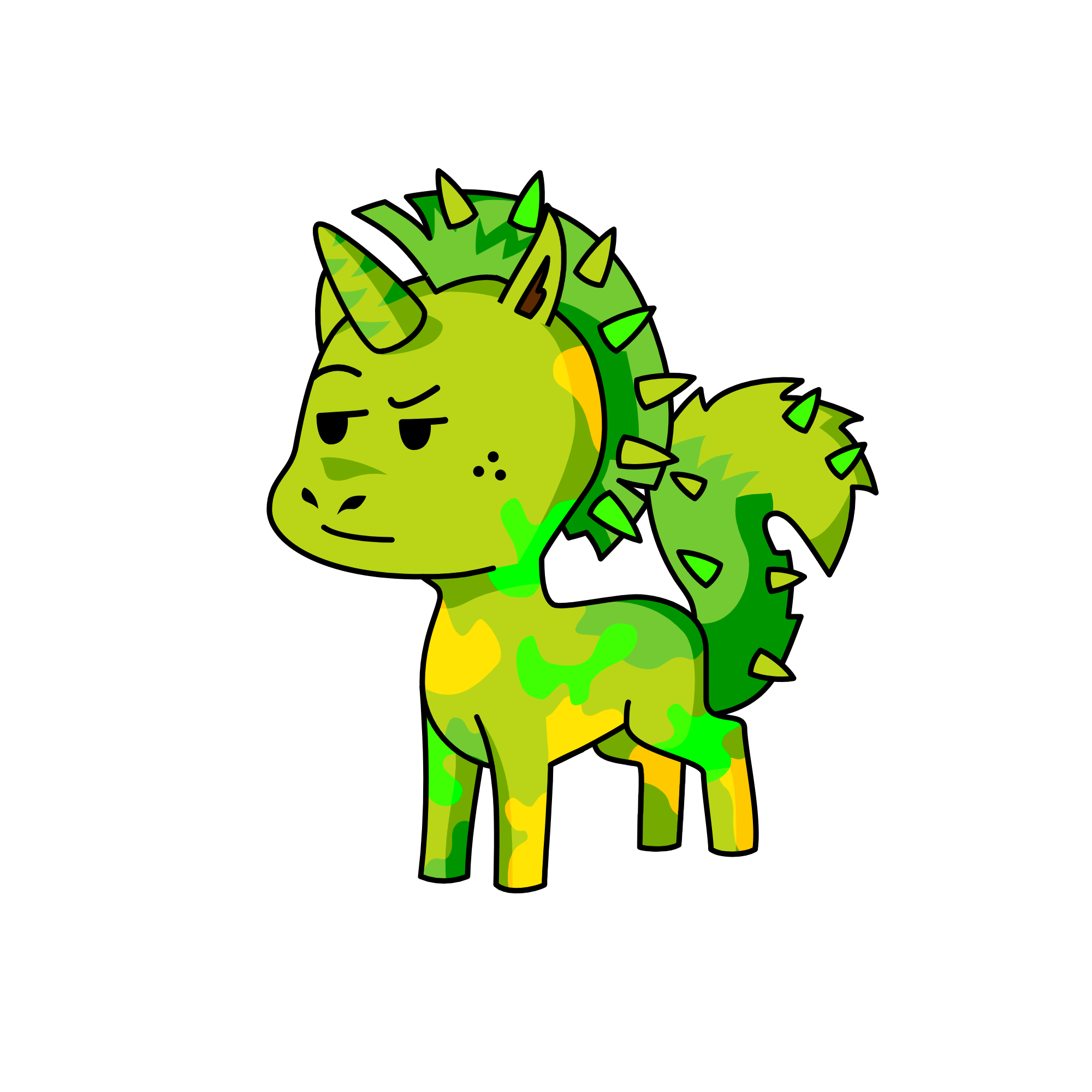 Sir Corona The Virus, the unicorn