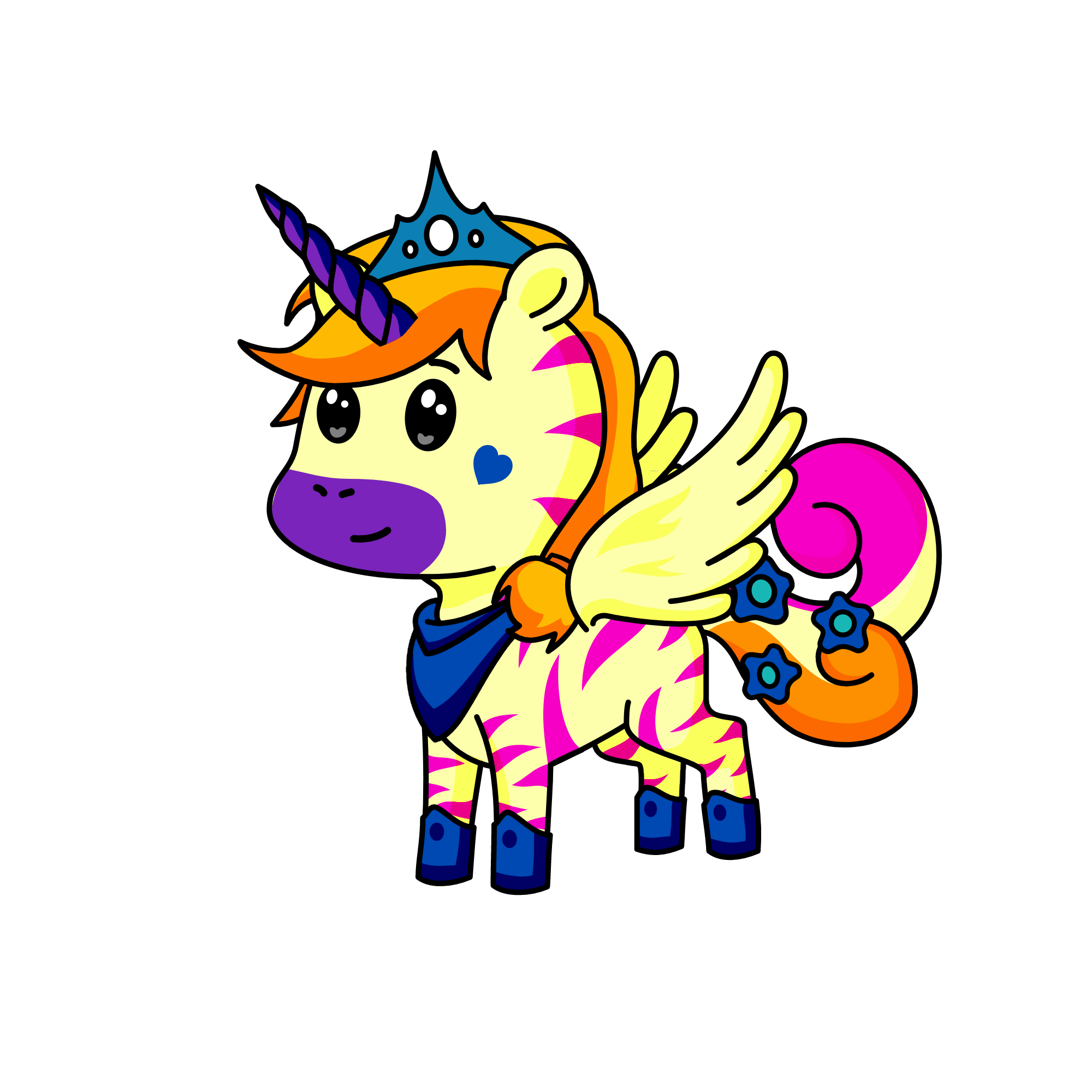 Sweet, the unicorn