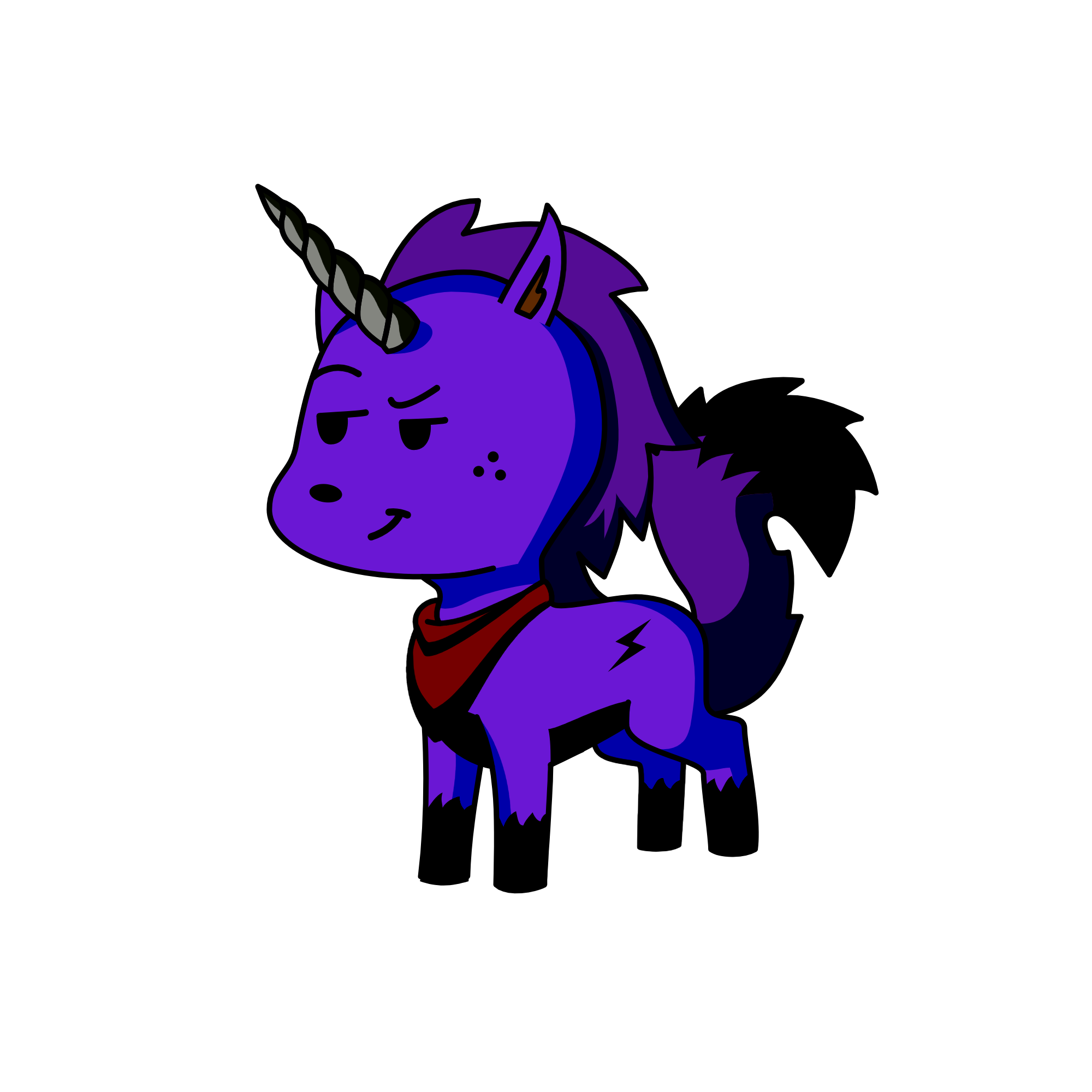Midnight, the unicorn