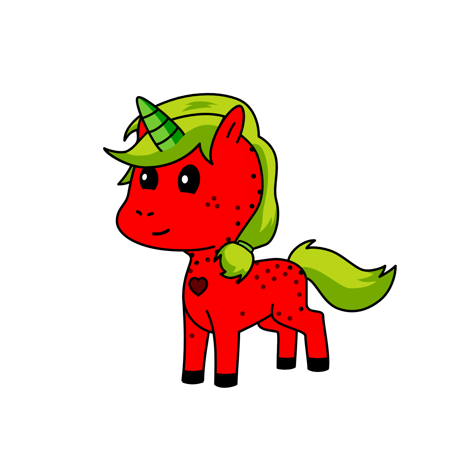 Wild Berry, the unicorn