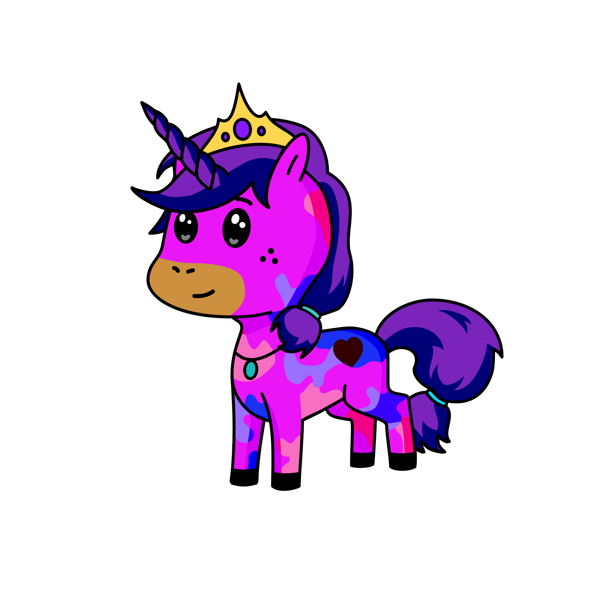 Princess shimmer , the unicorn
