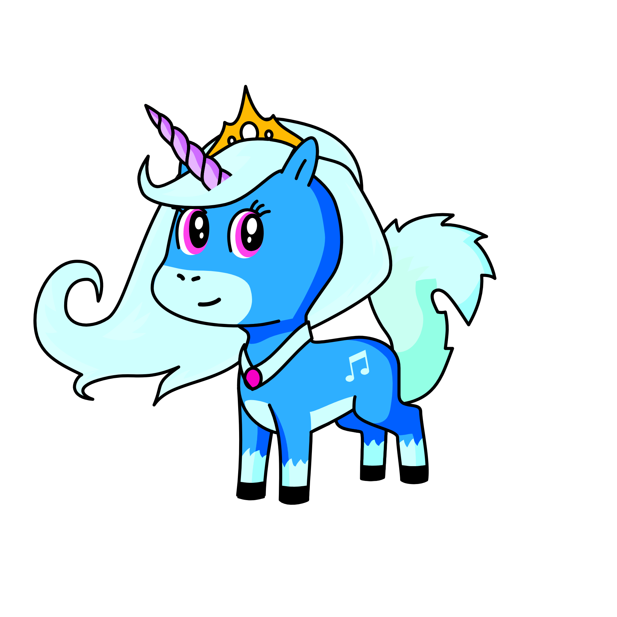 Sky, the unicorn