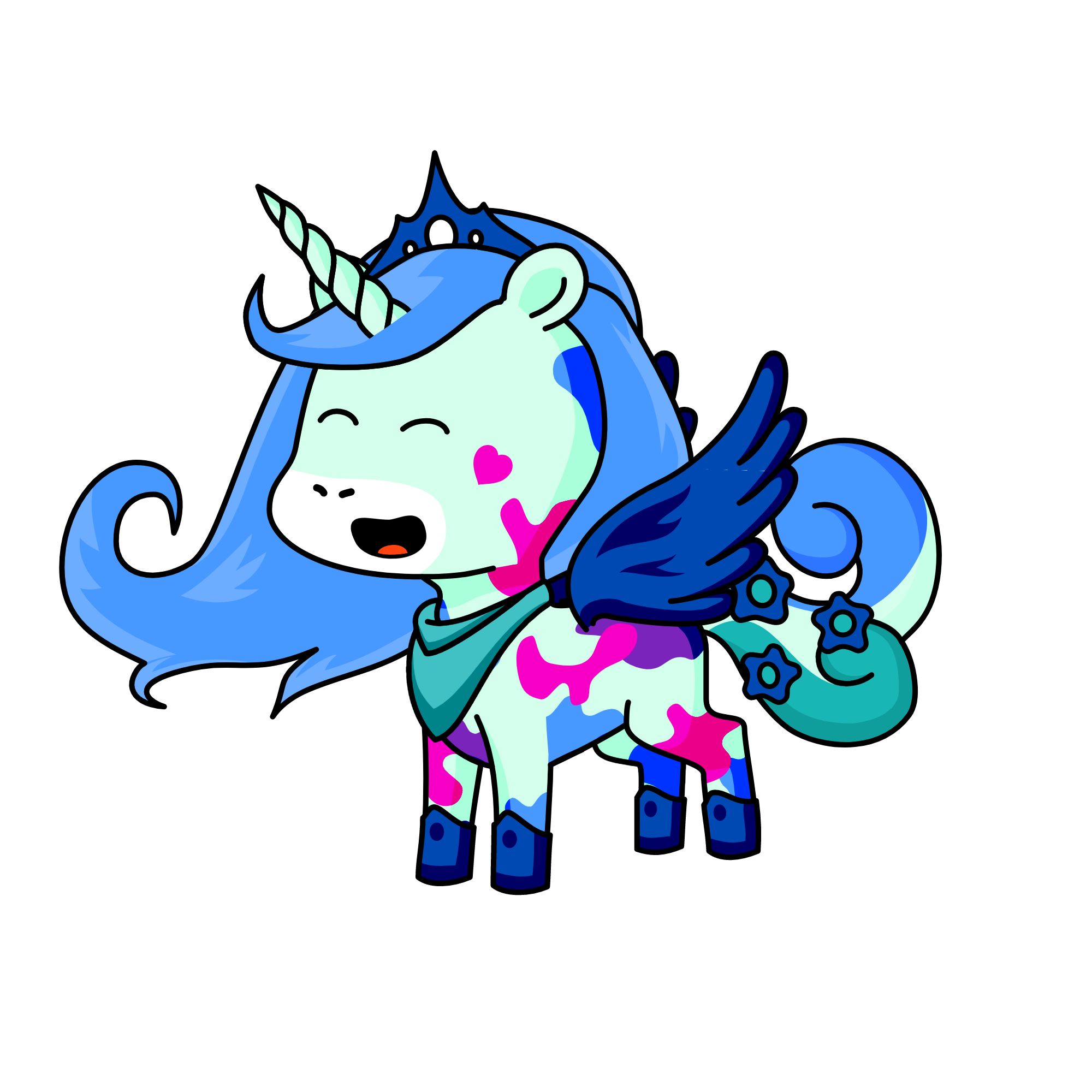 Misty, the unicorn