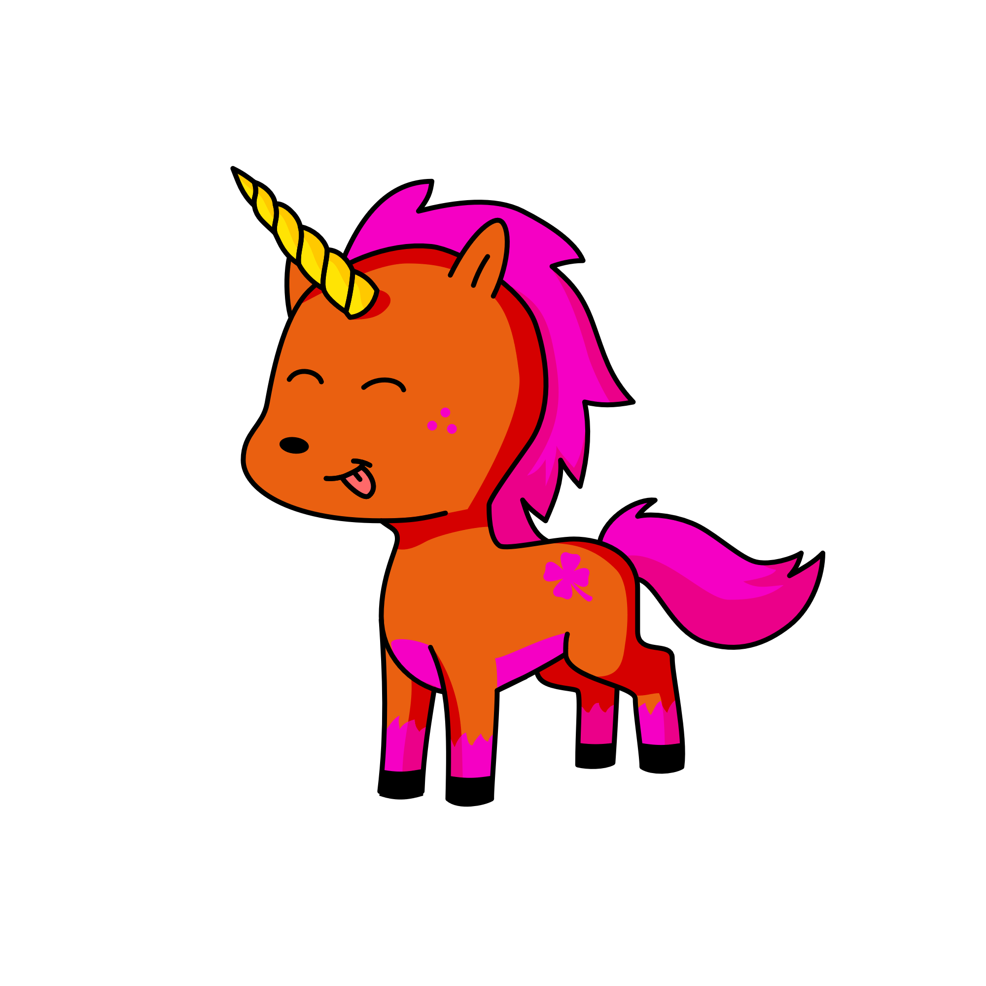 stawberry apple, the unicorn
