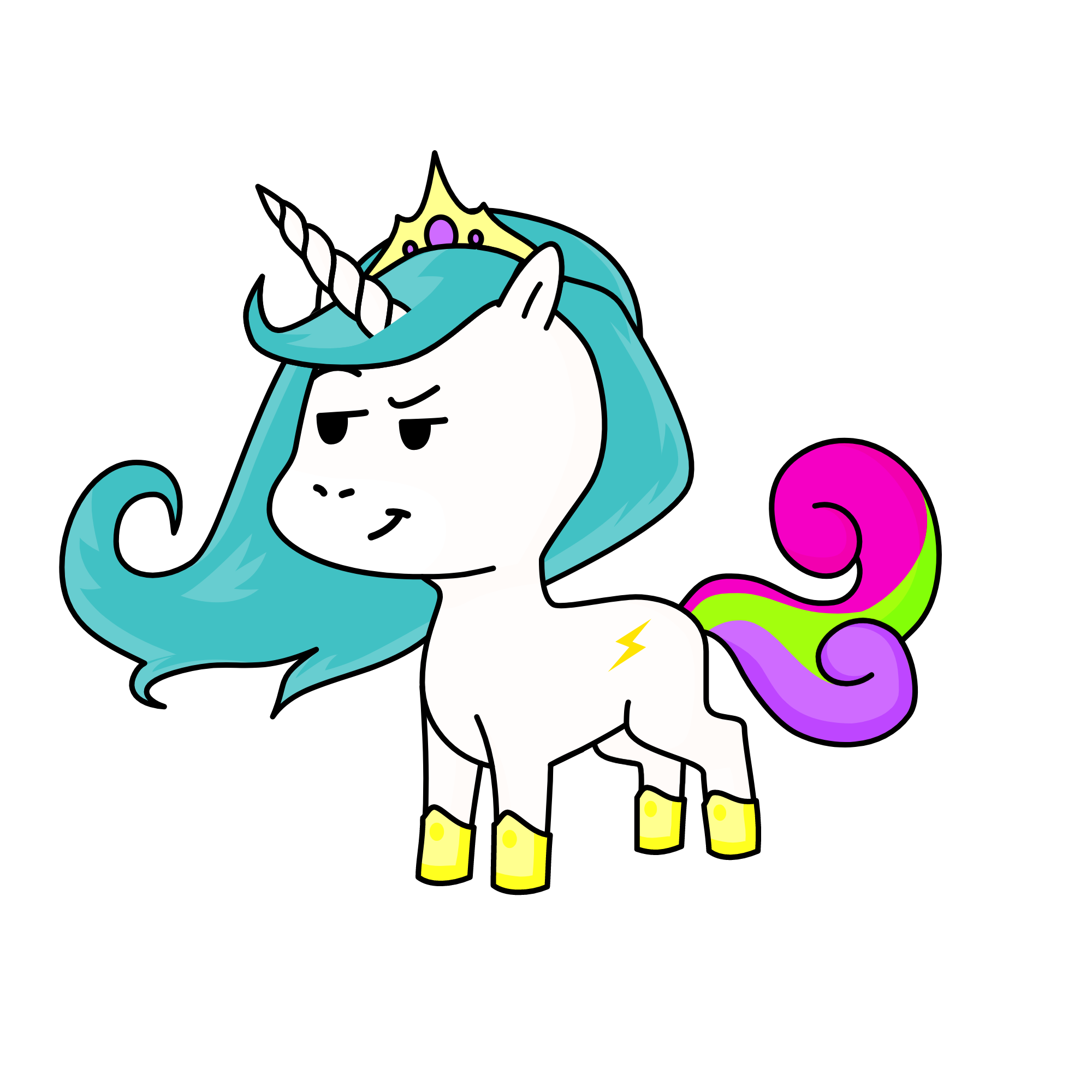 princes celestia, the unicorn