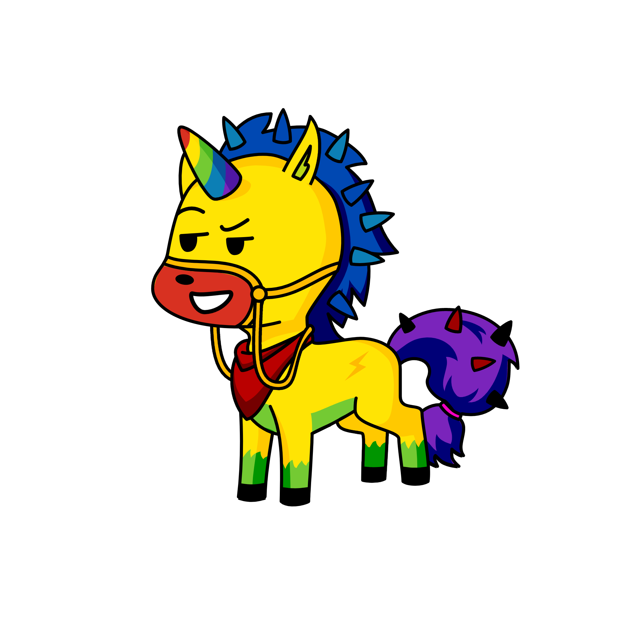 rainbowy, the unicorn