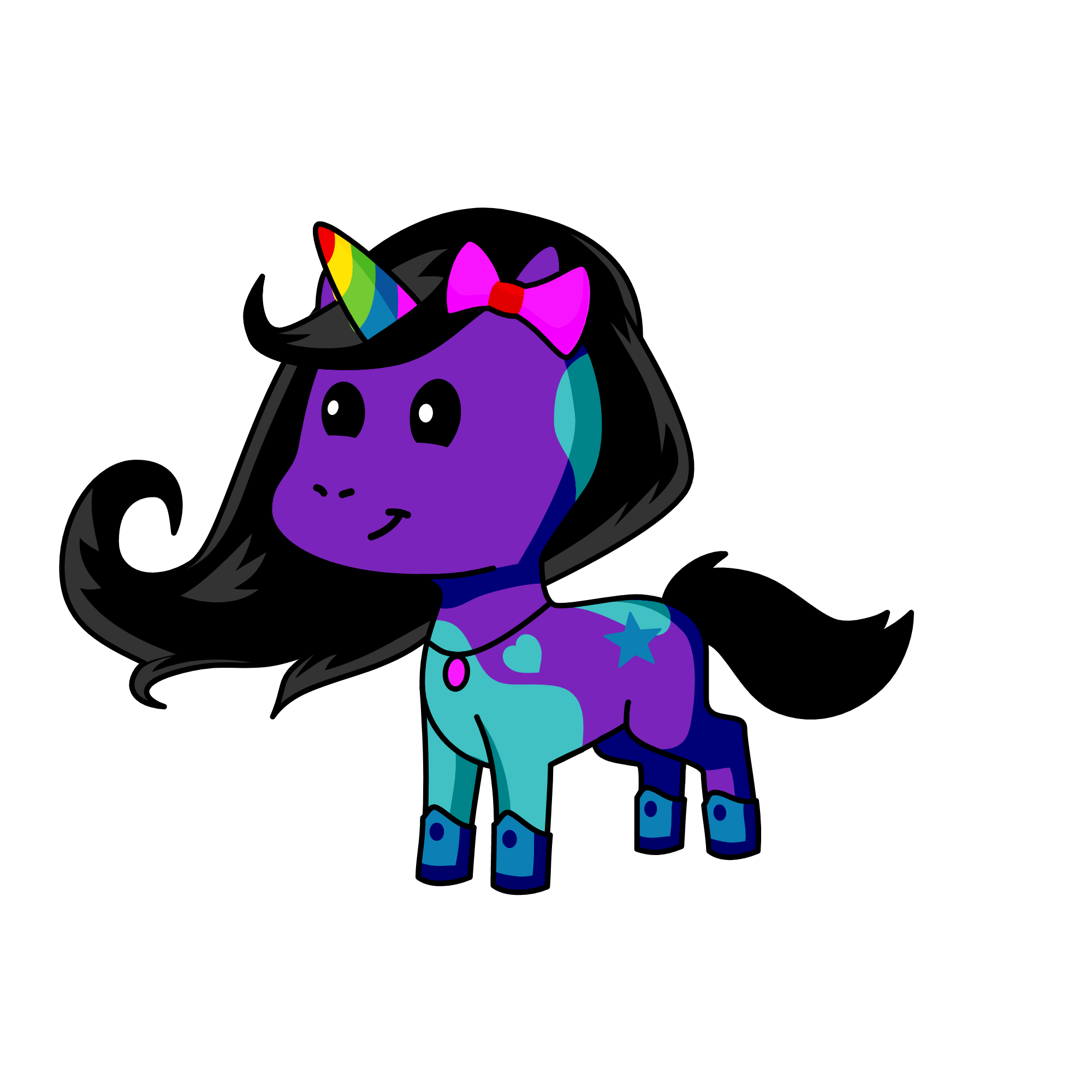 My Mom's Inner Unicorn, the unicorn