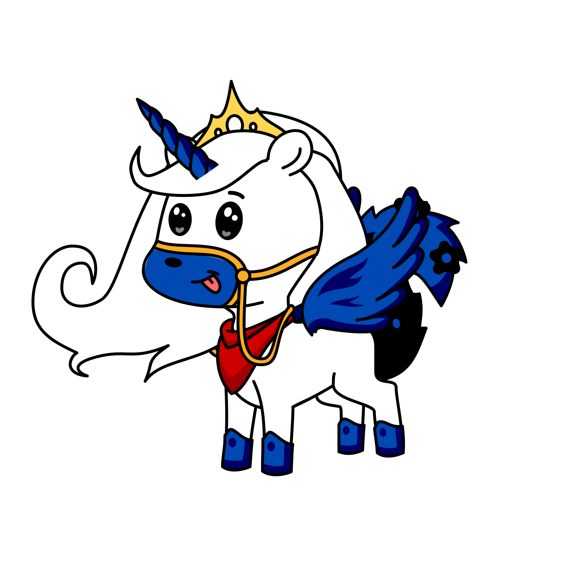moonlight, the unicorn