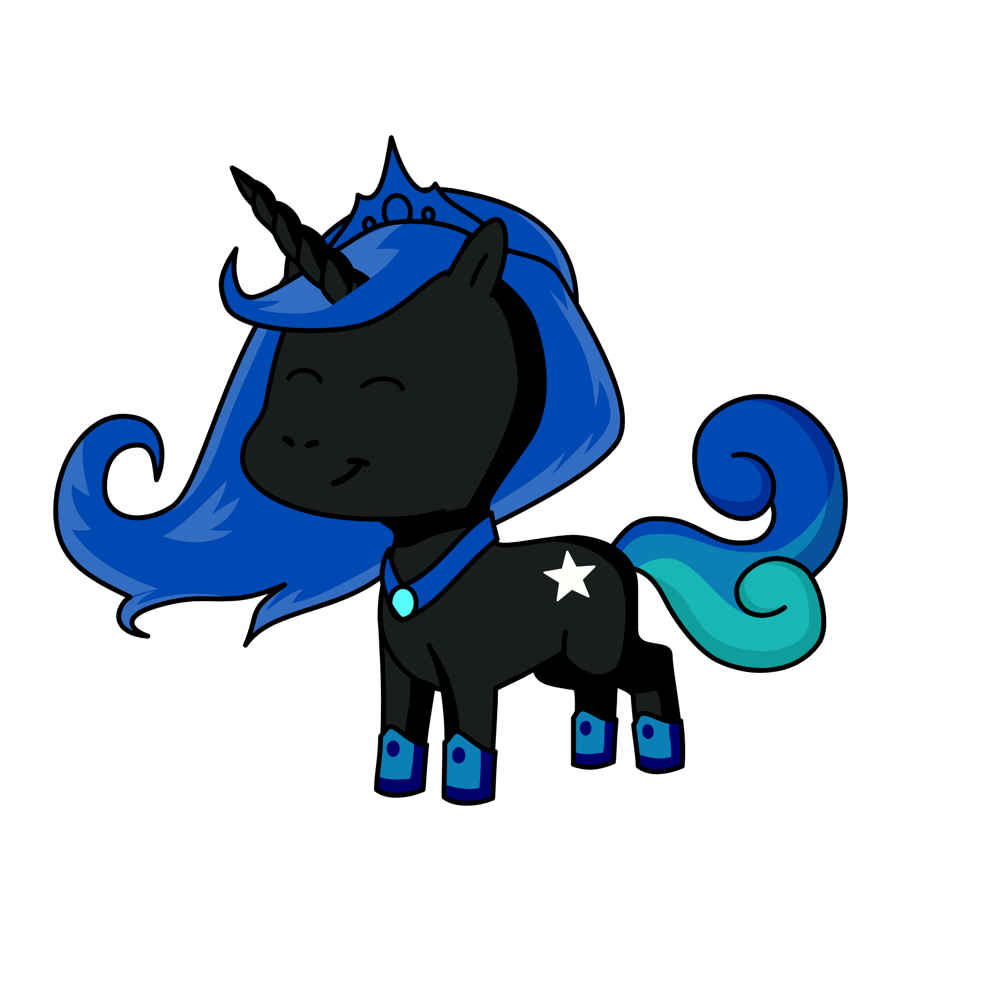 nightmare moon, the unicorn