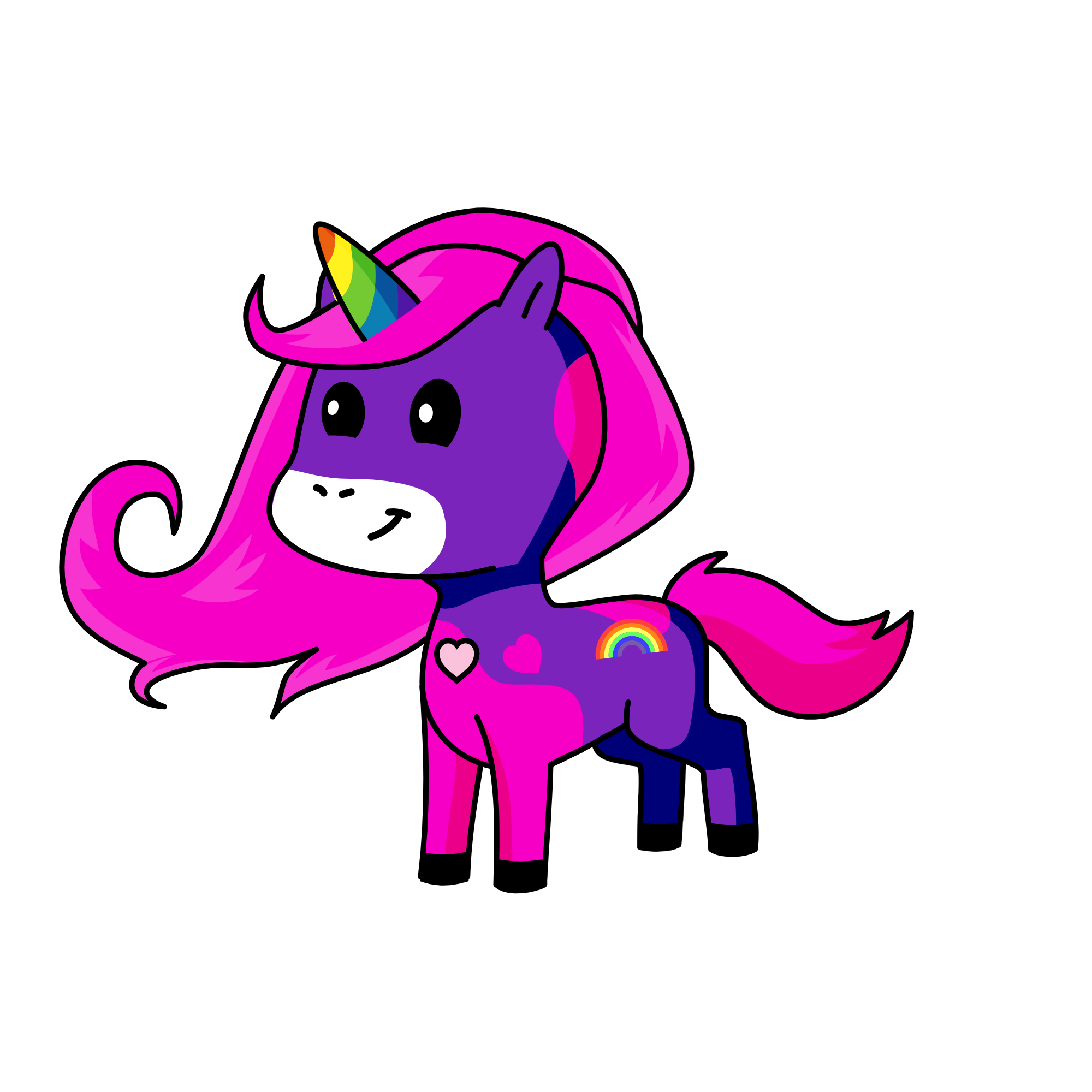 rainbow, the unicorn