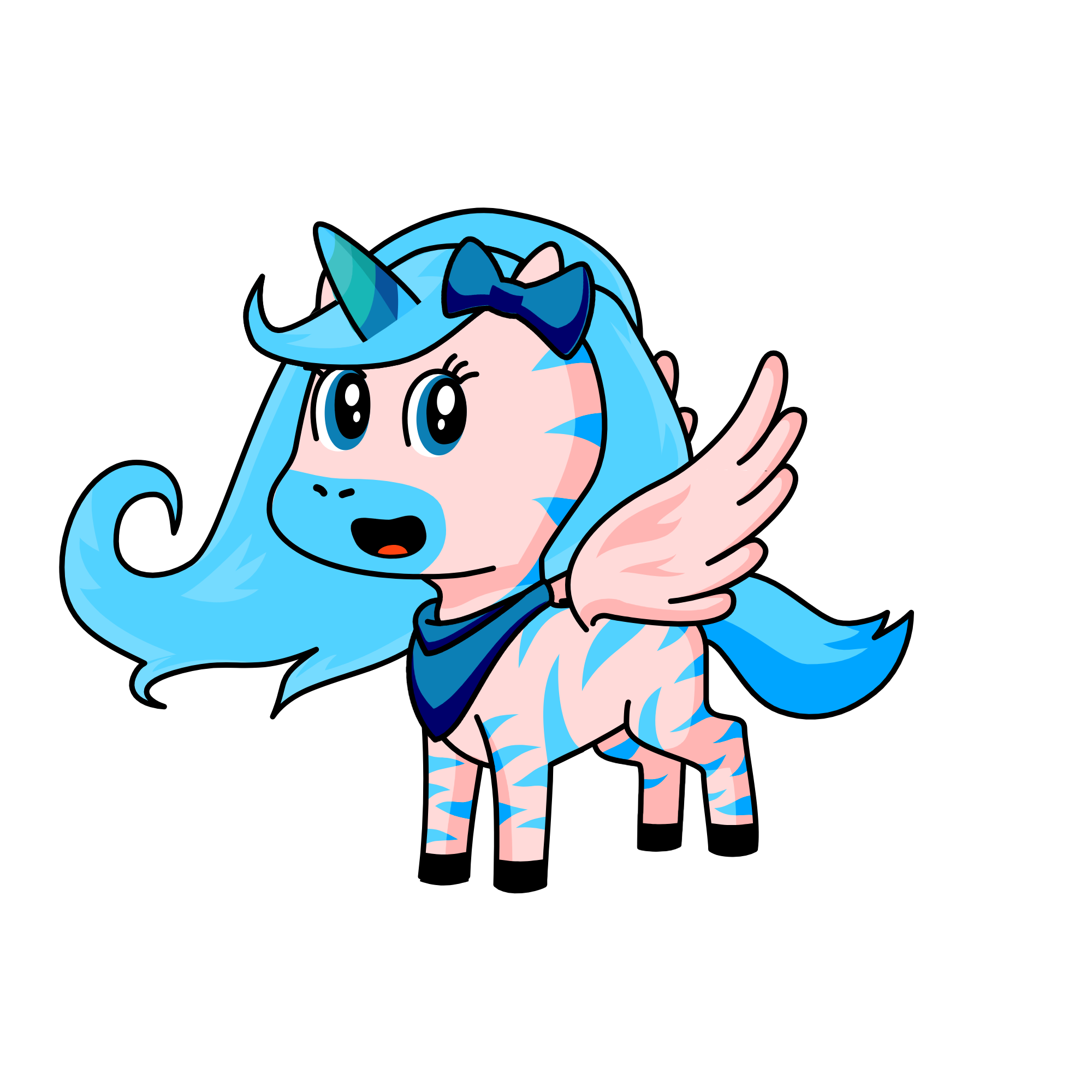 Sandy, the unicorn