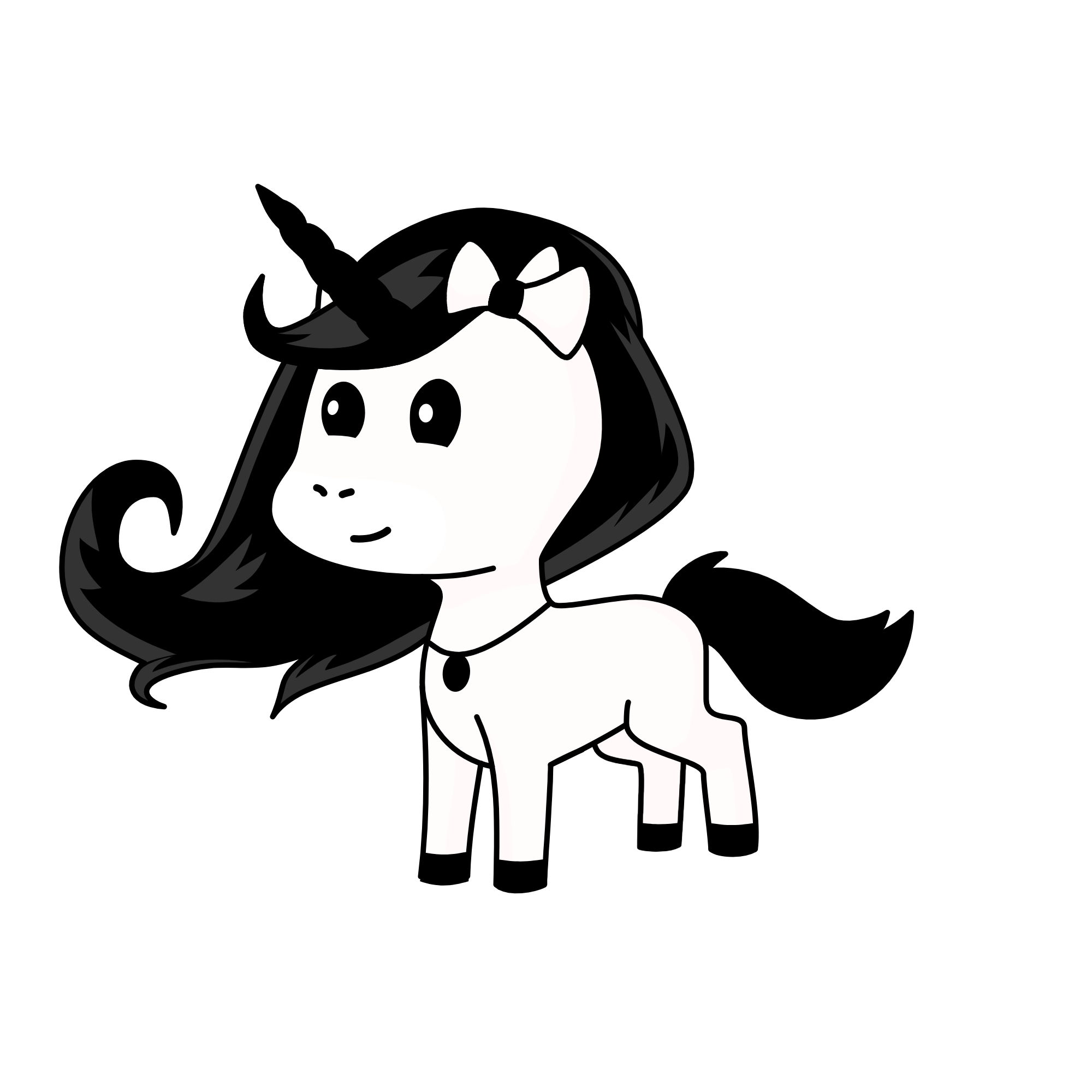 Cloudy, the unicorn