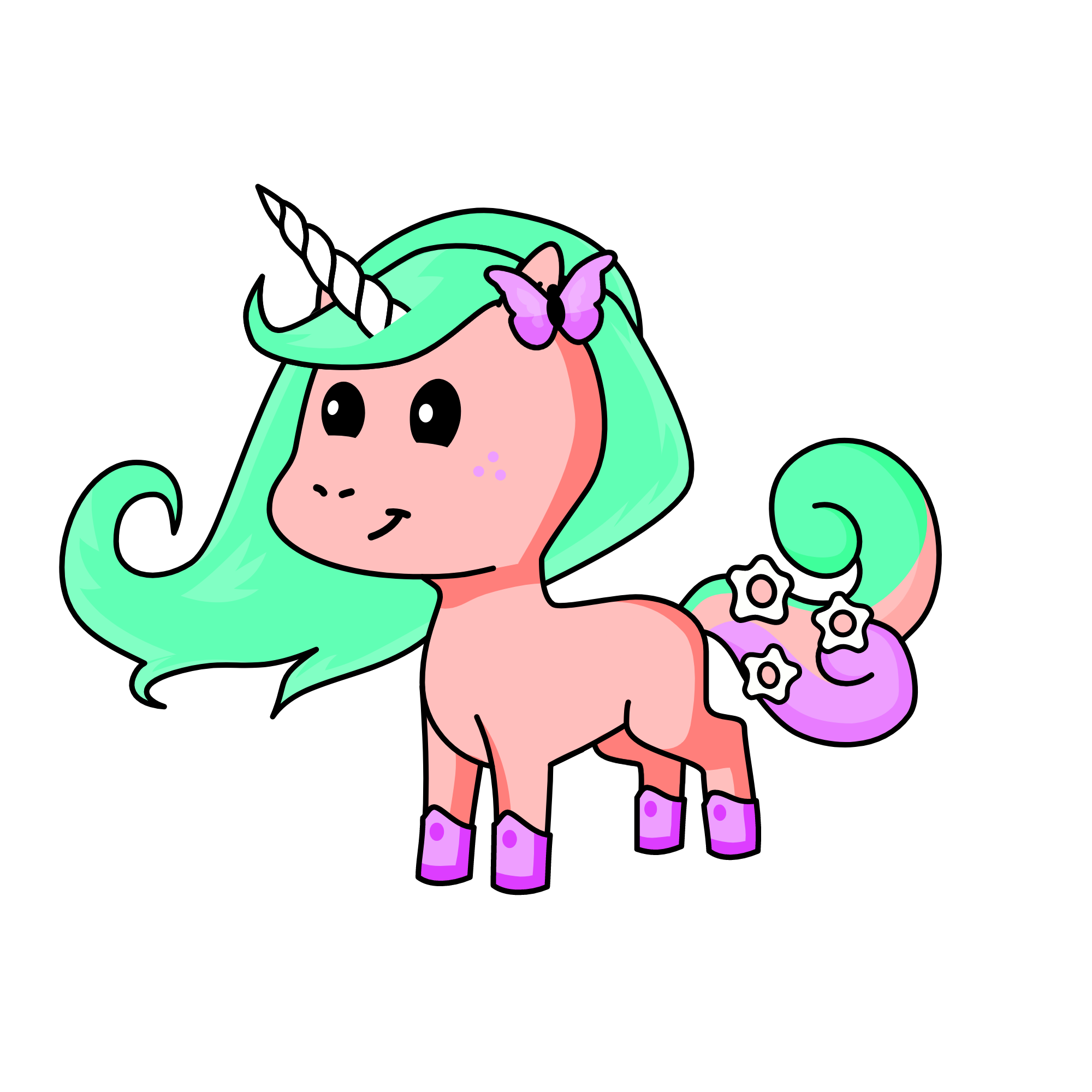 Cotton Candy, the unicorn