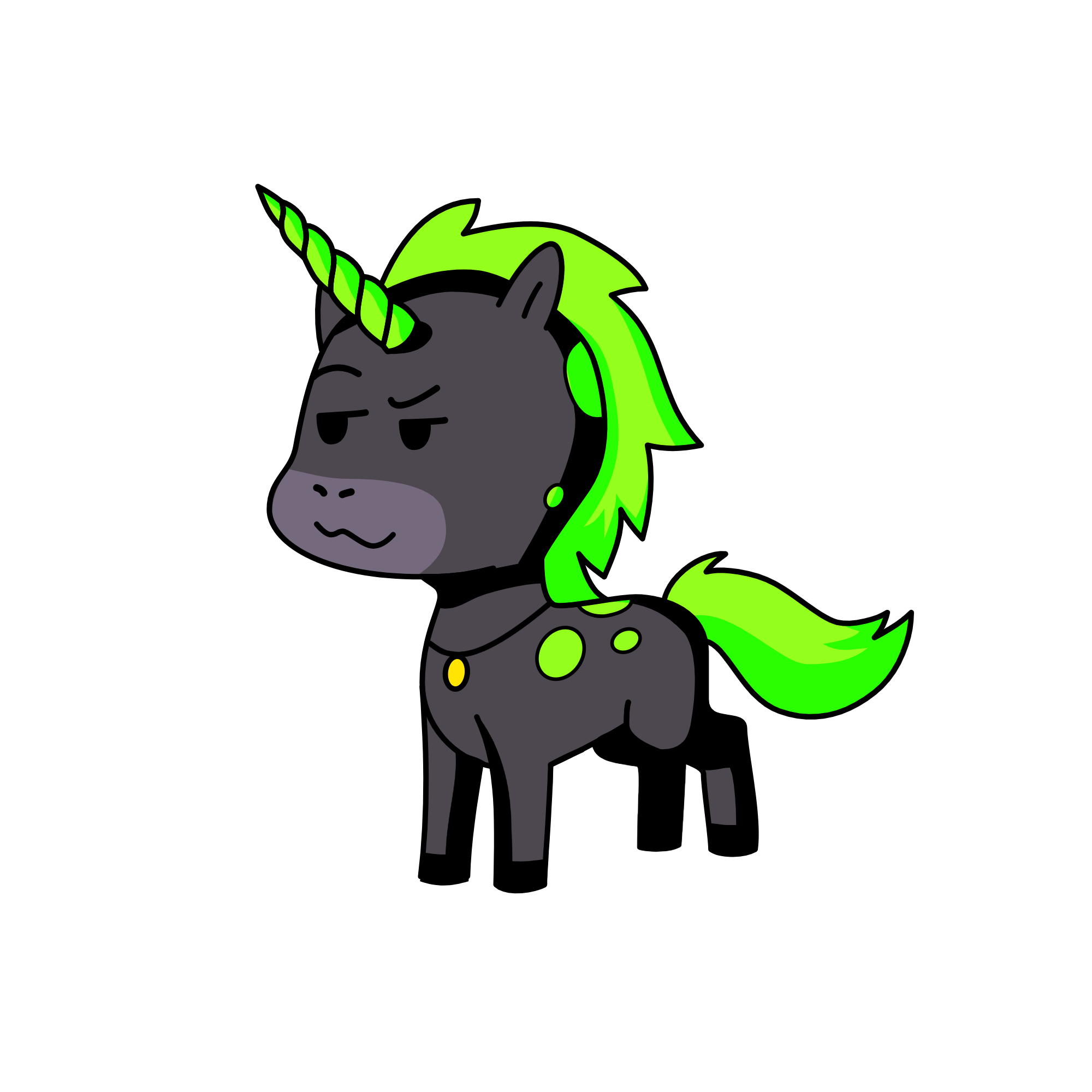 Chat Noir, the unicorn