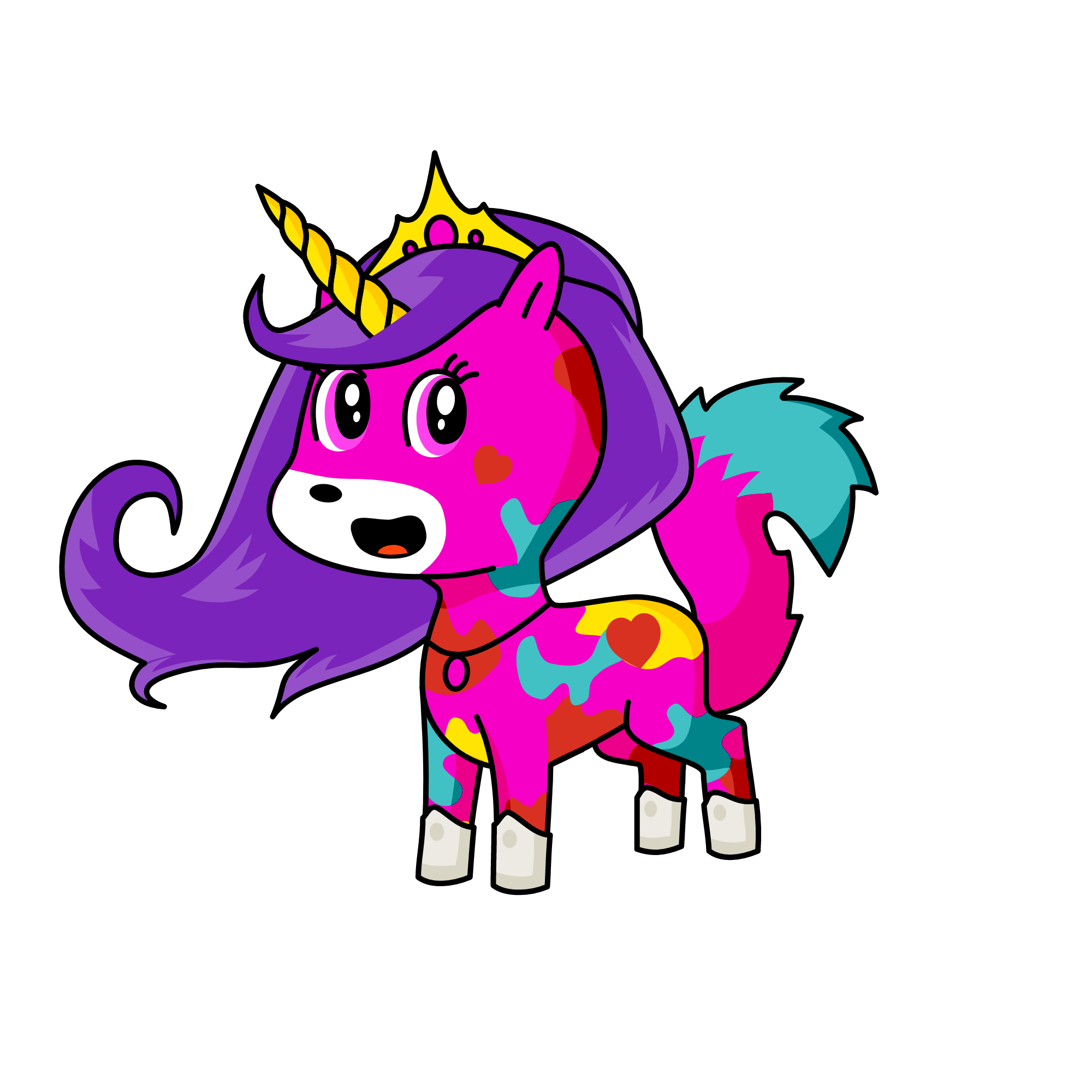 Rosy, the unicorn