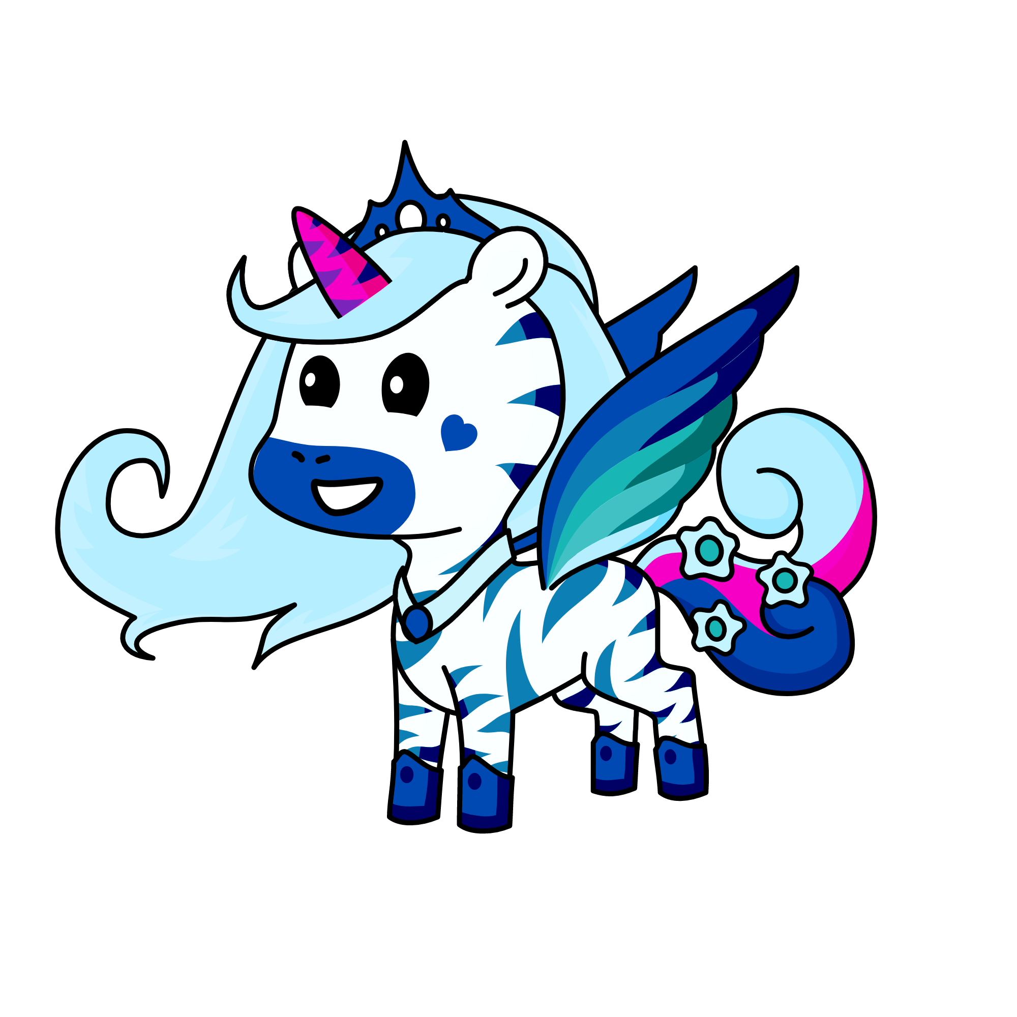 Snowy, the unicorn