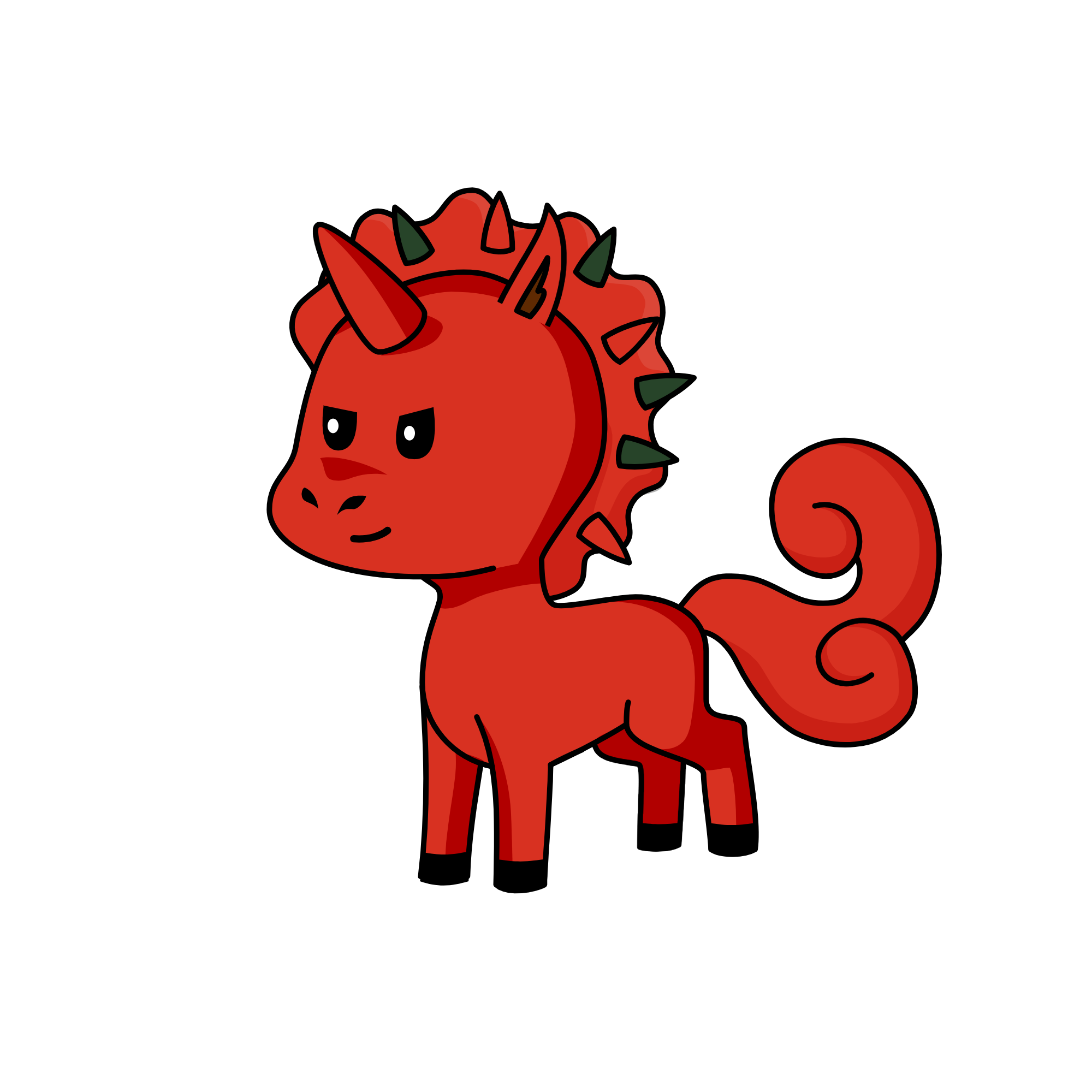 dragon, the unicorn