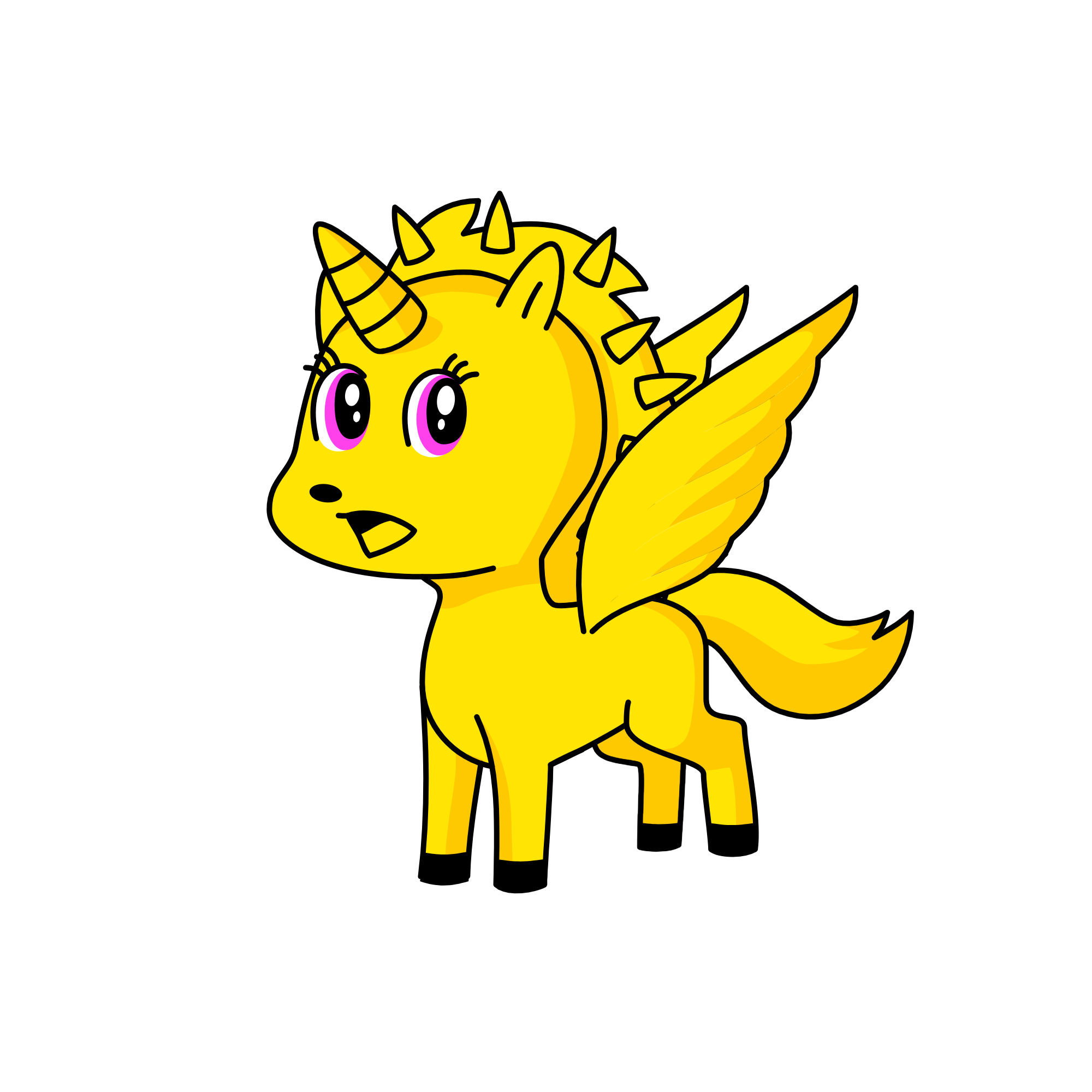 pee, the unicorn