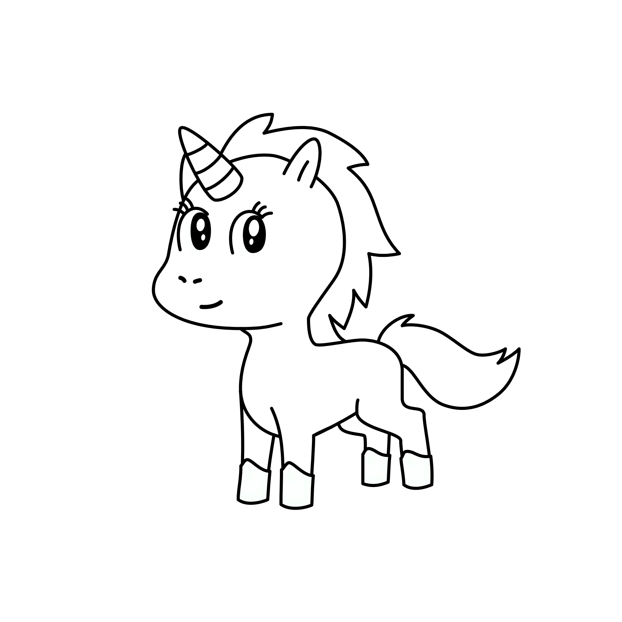 Blanco, the unicorn