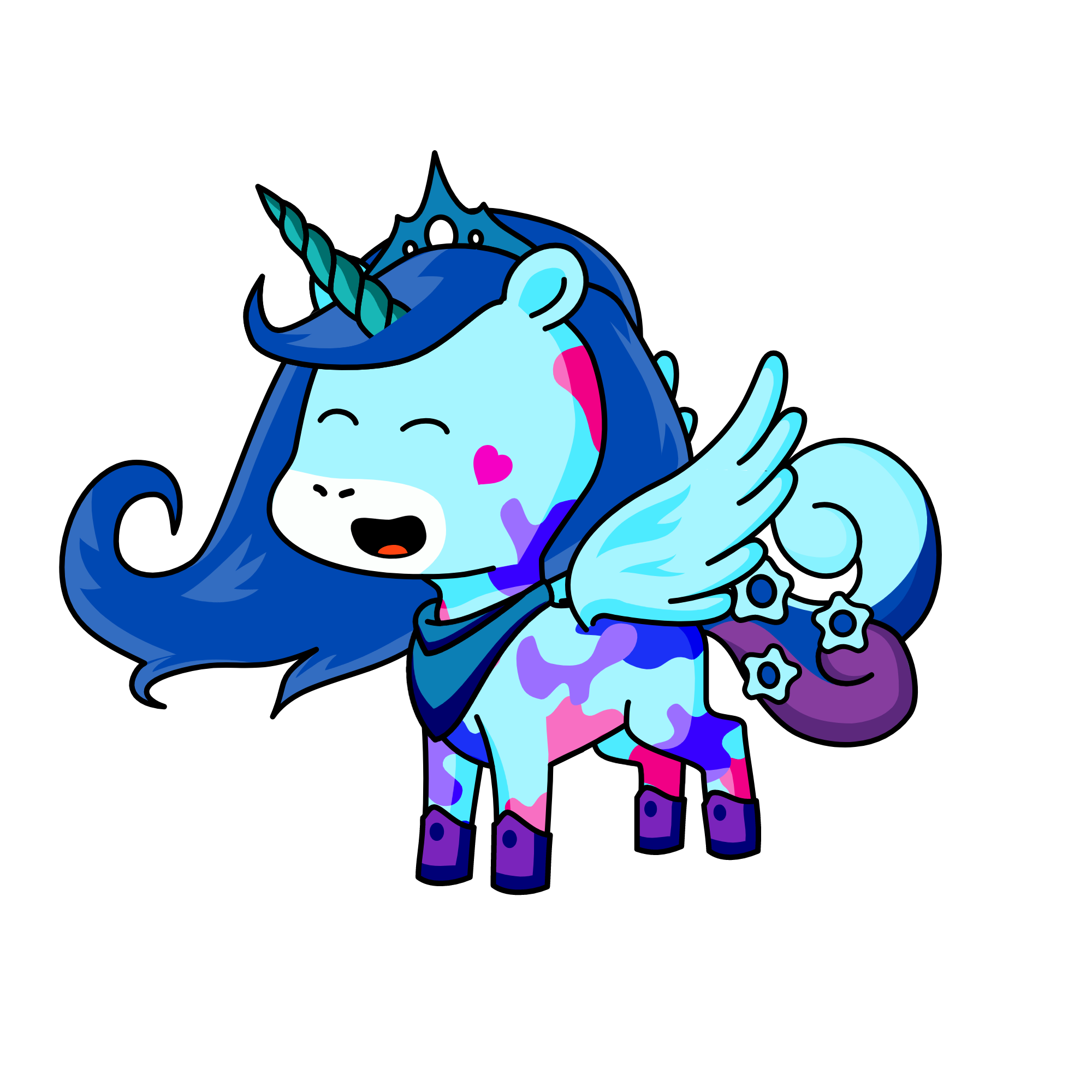 Bubble, the unicorn