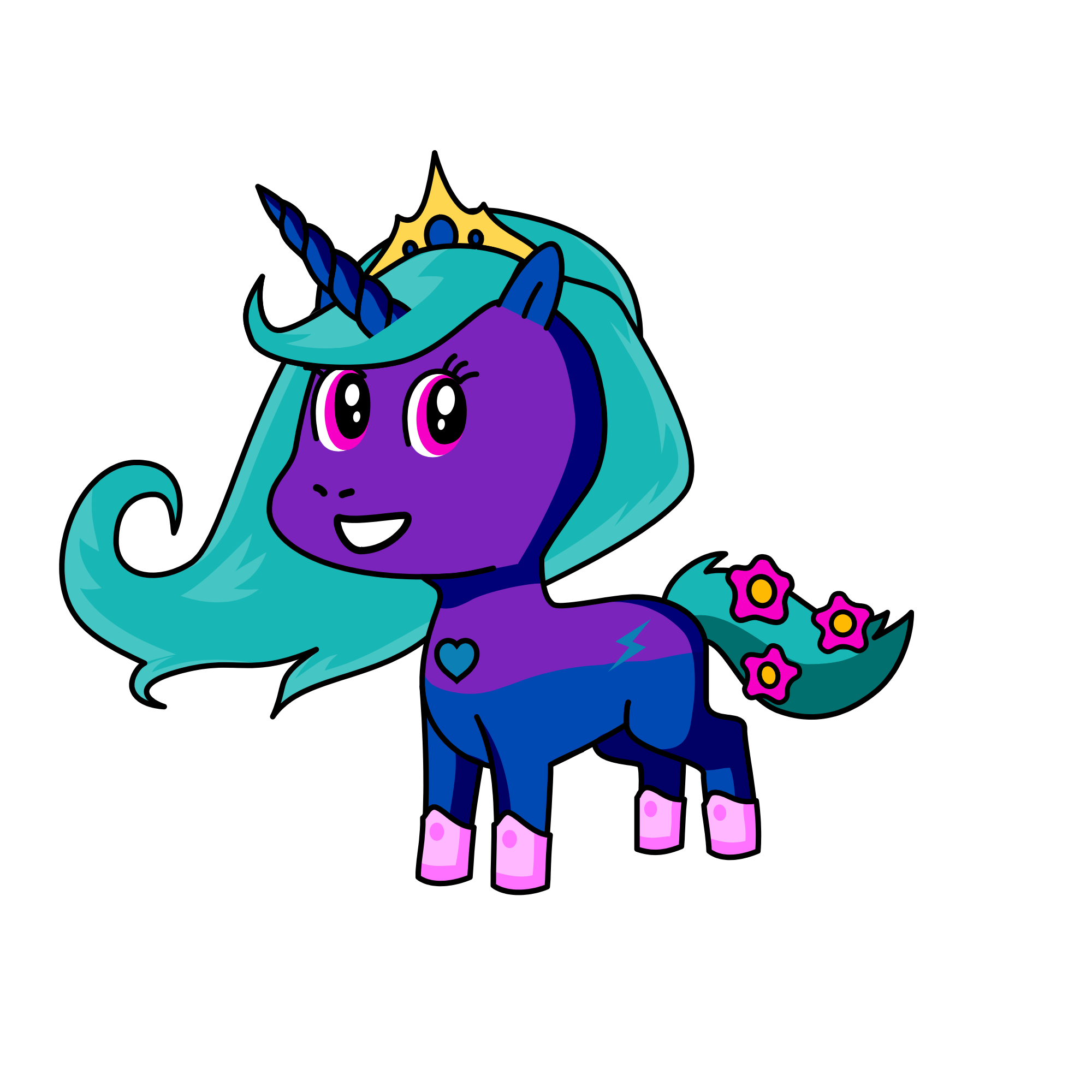 Moon, the unicorn