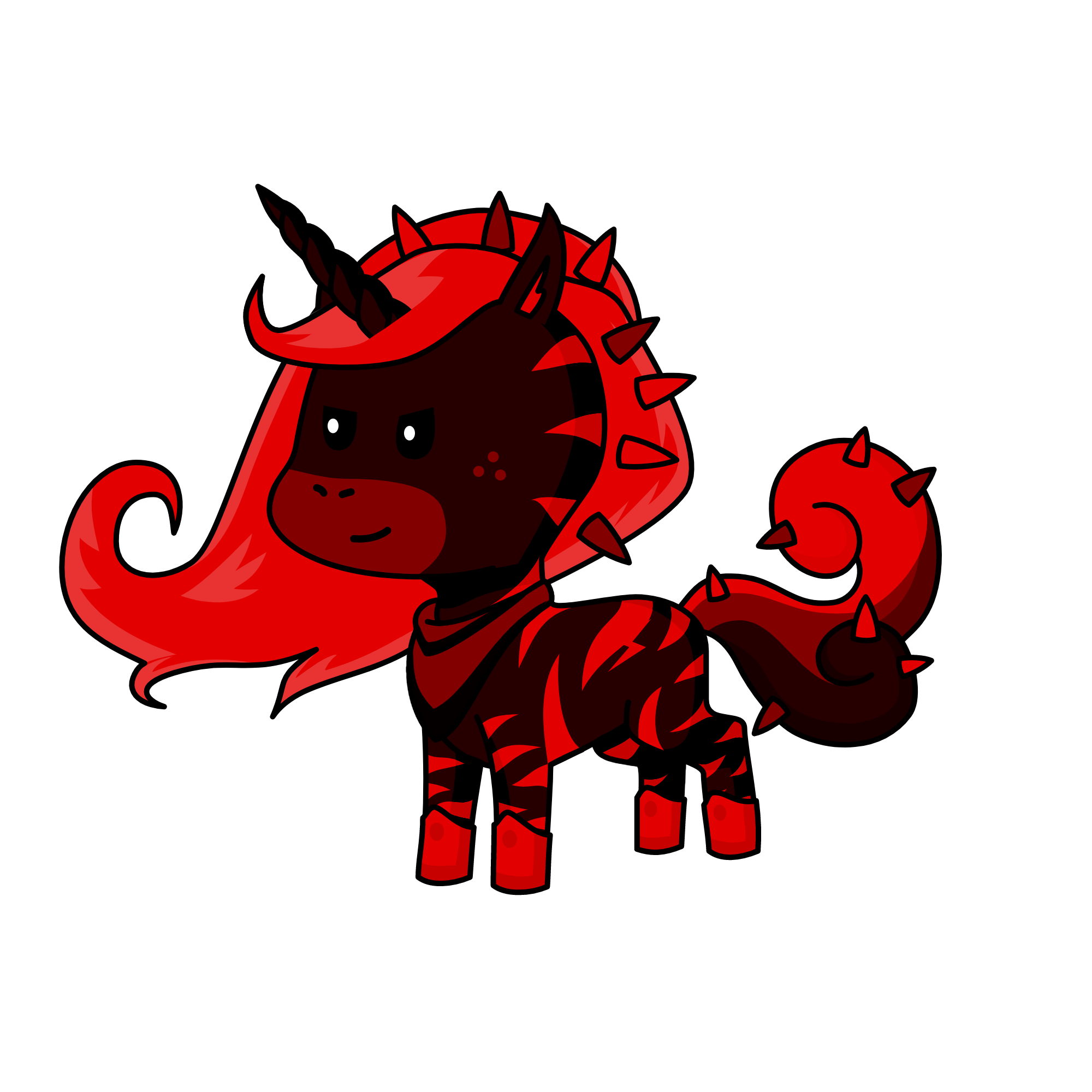 Red, the unicorn