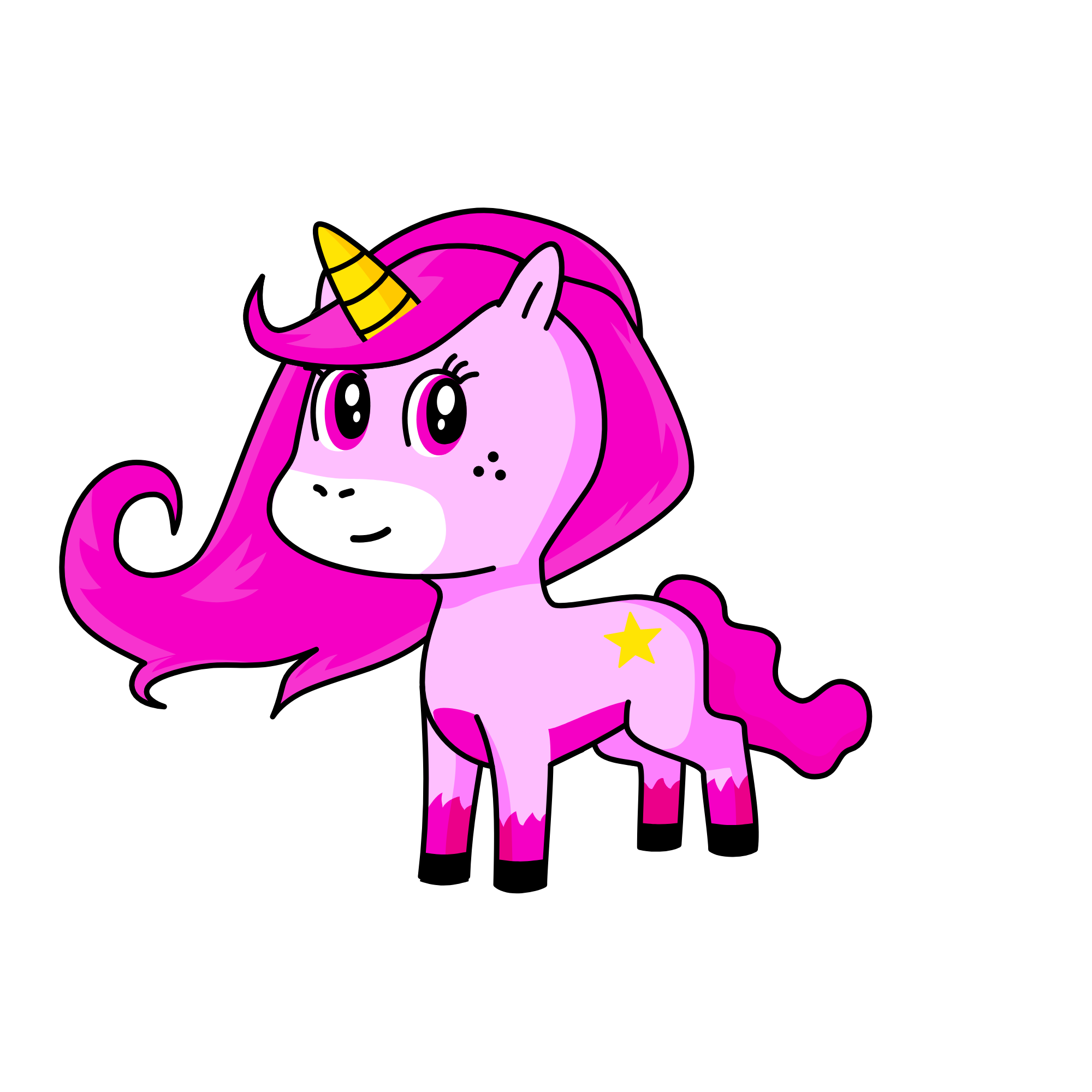 SHIRLEY, the unicorn