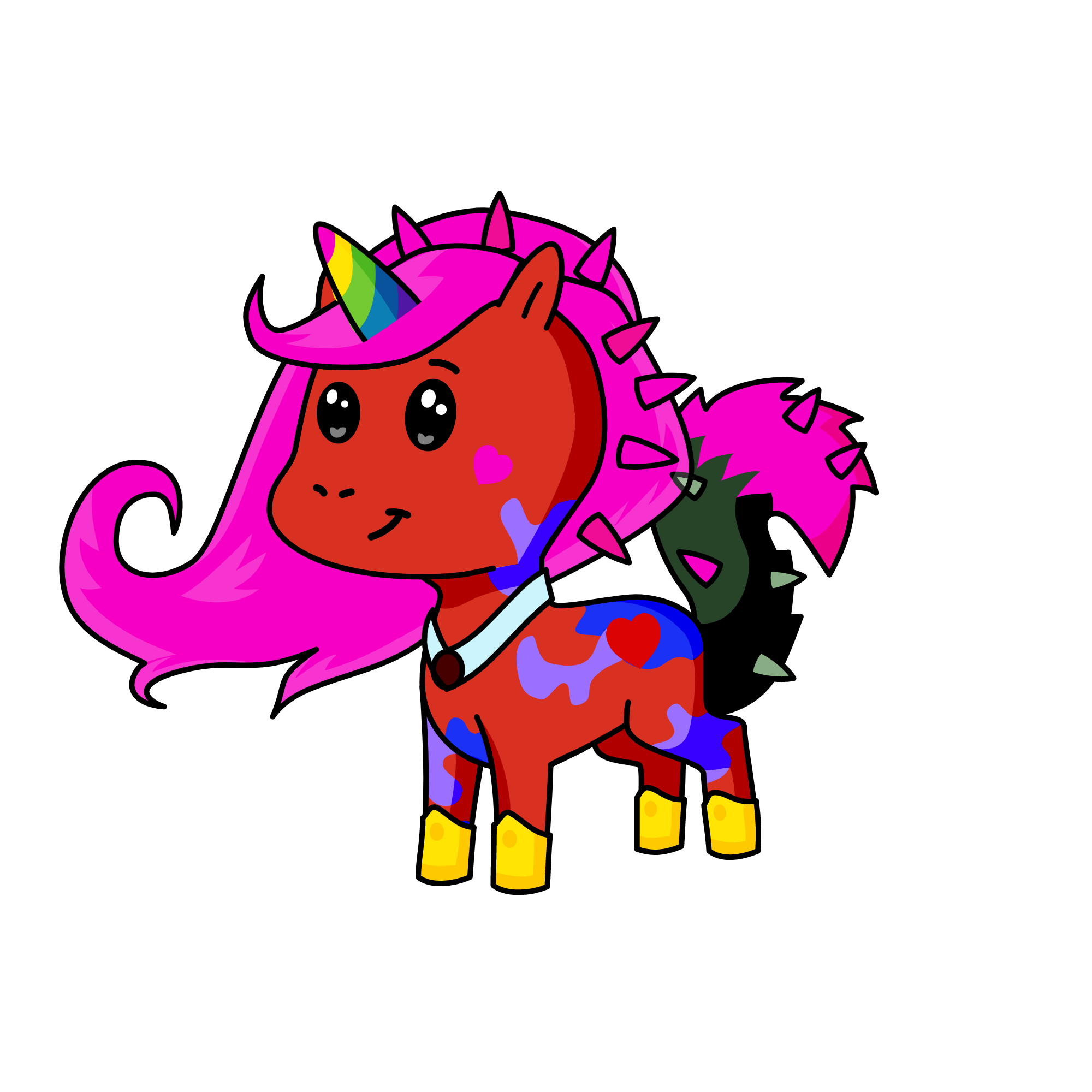 fire, the unicorn