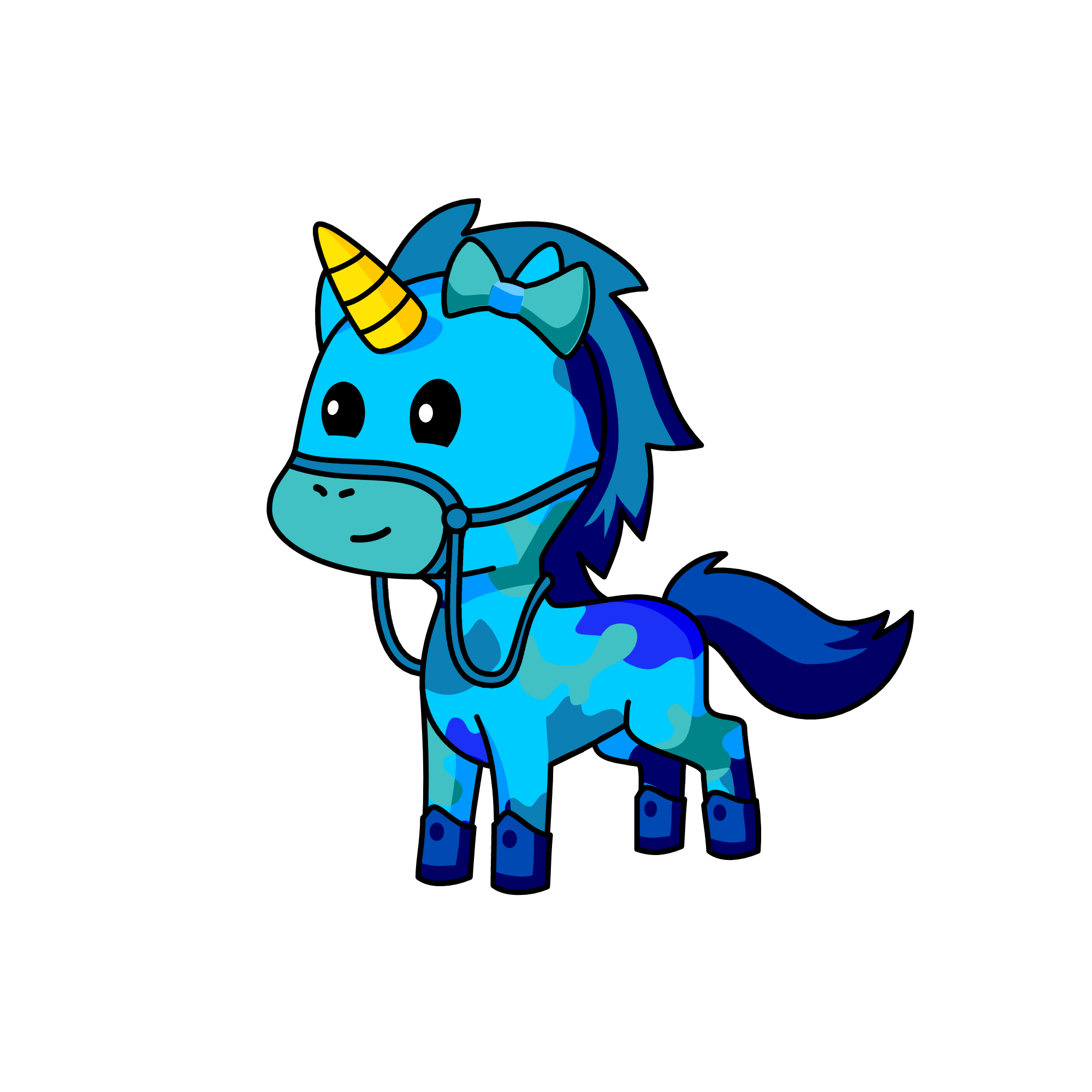 blauwehoorn, the unicorn