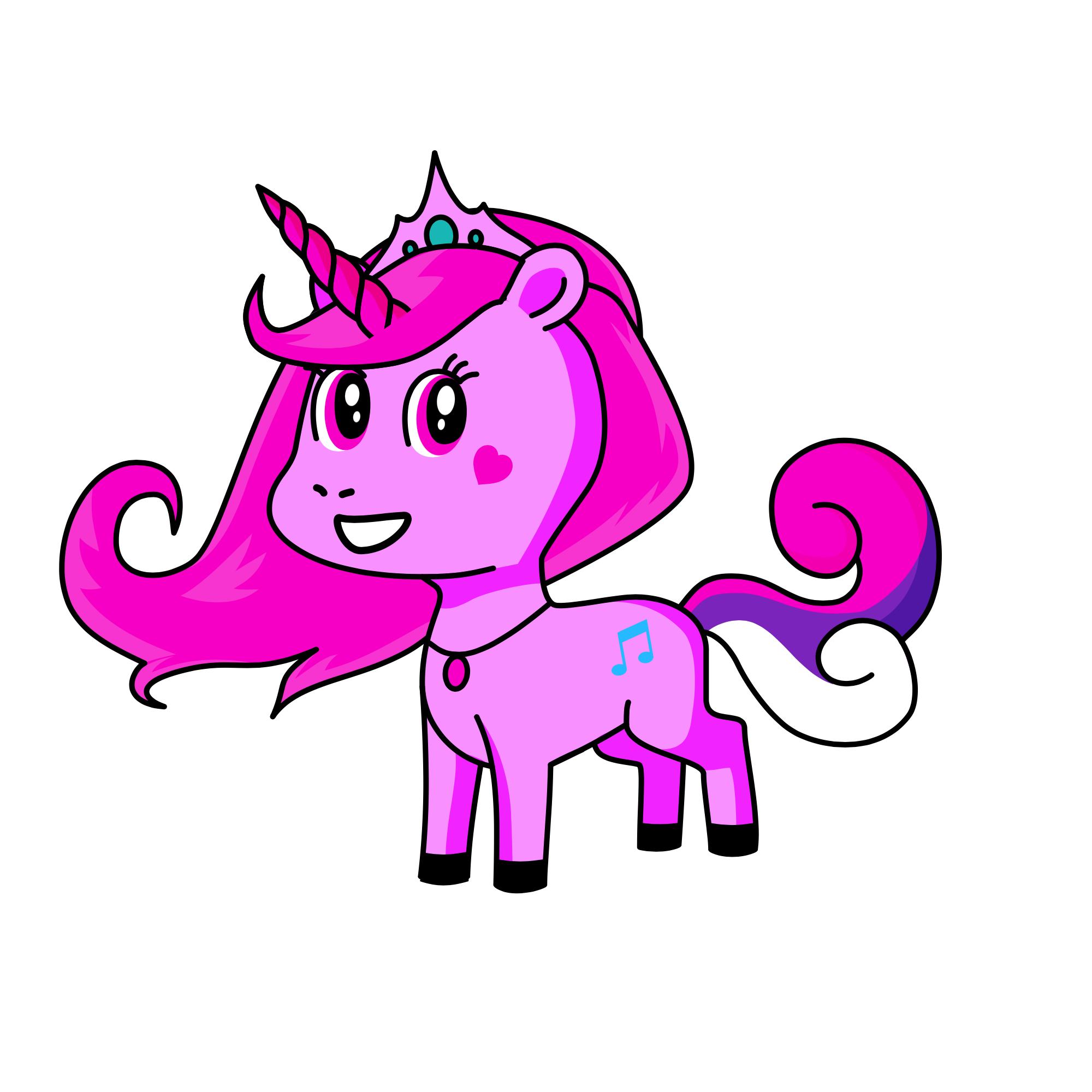 Pinky Pie, the unicorn