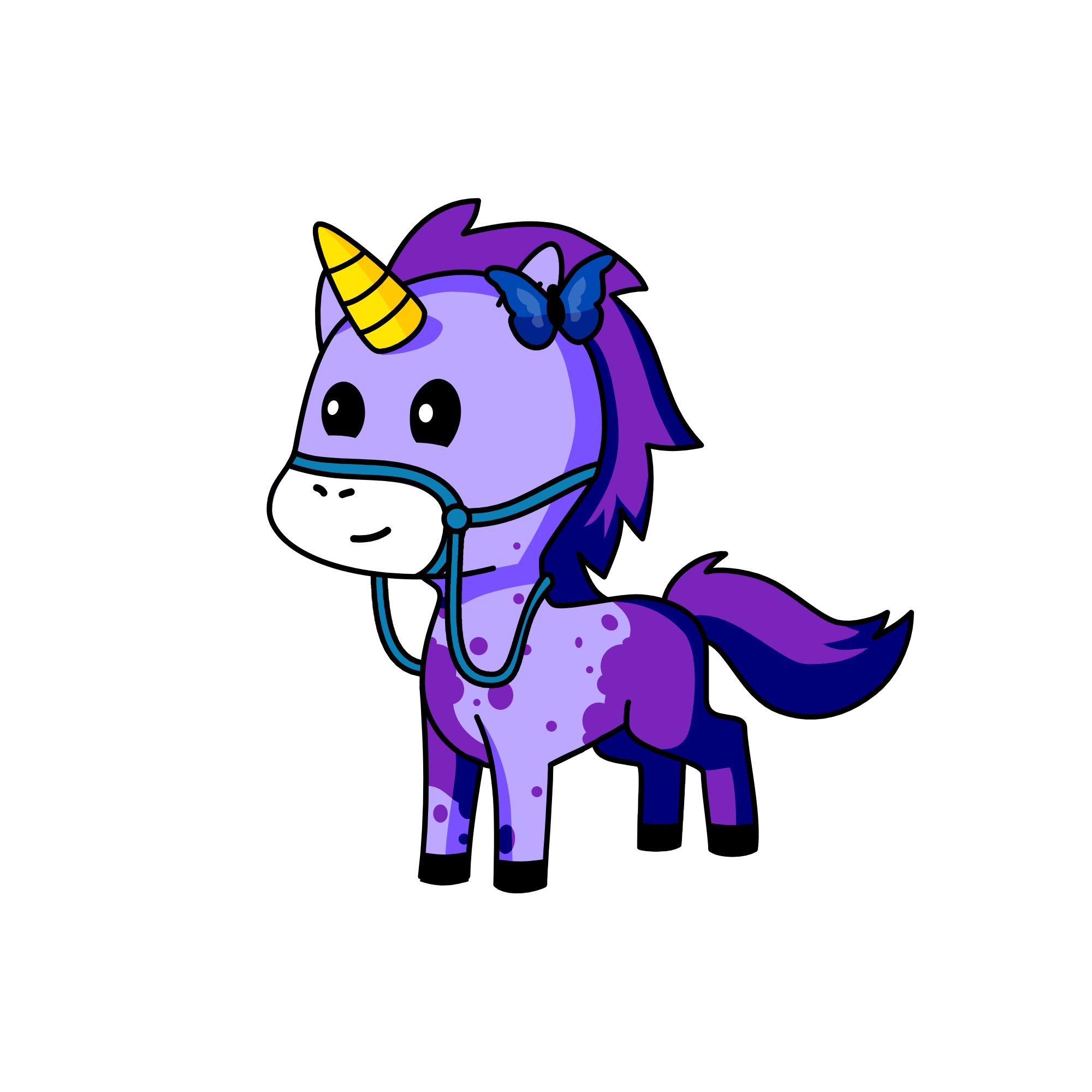 lavender, the unicorn