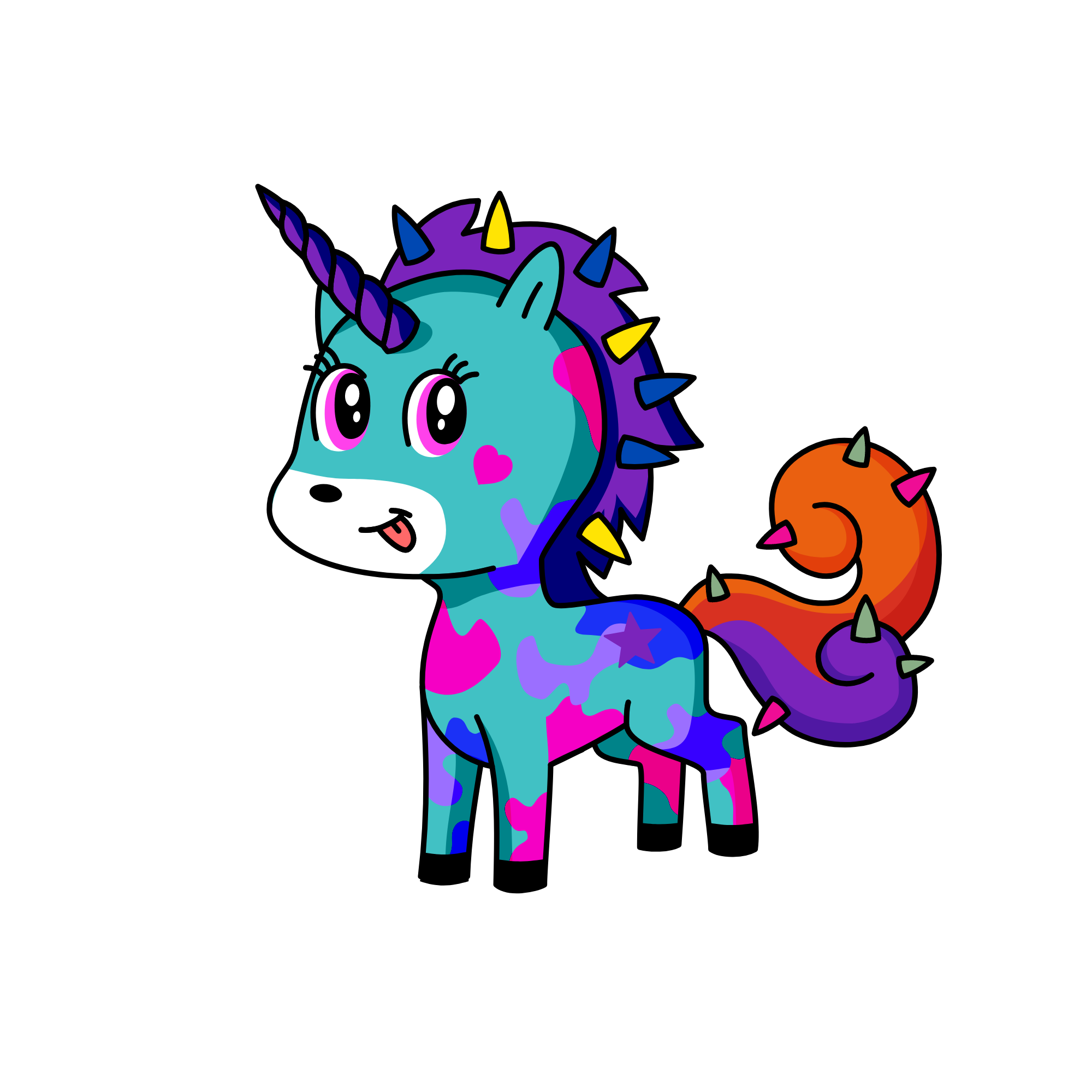 fluffy, the unicorn