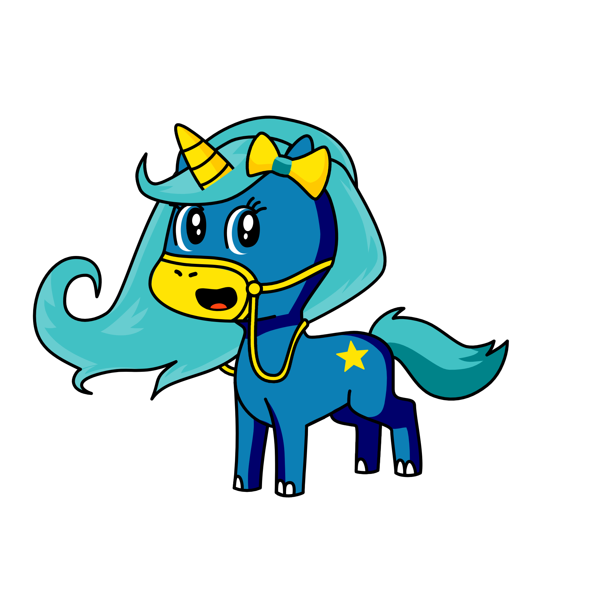 kow girl, the unicorn