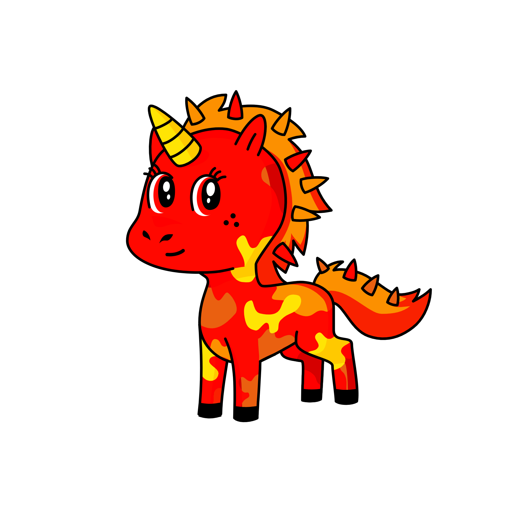 vuur hoorny, the unicorn