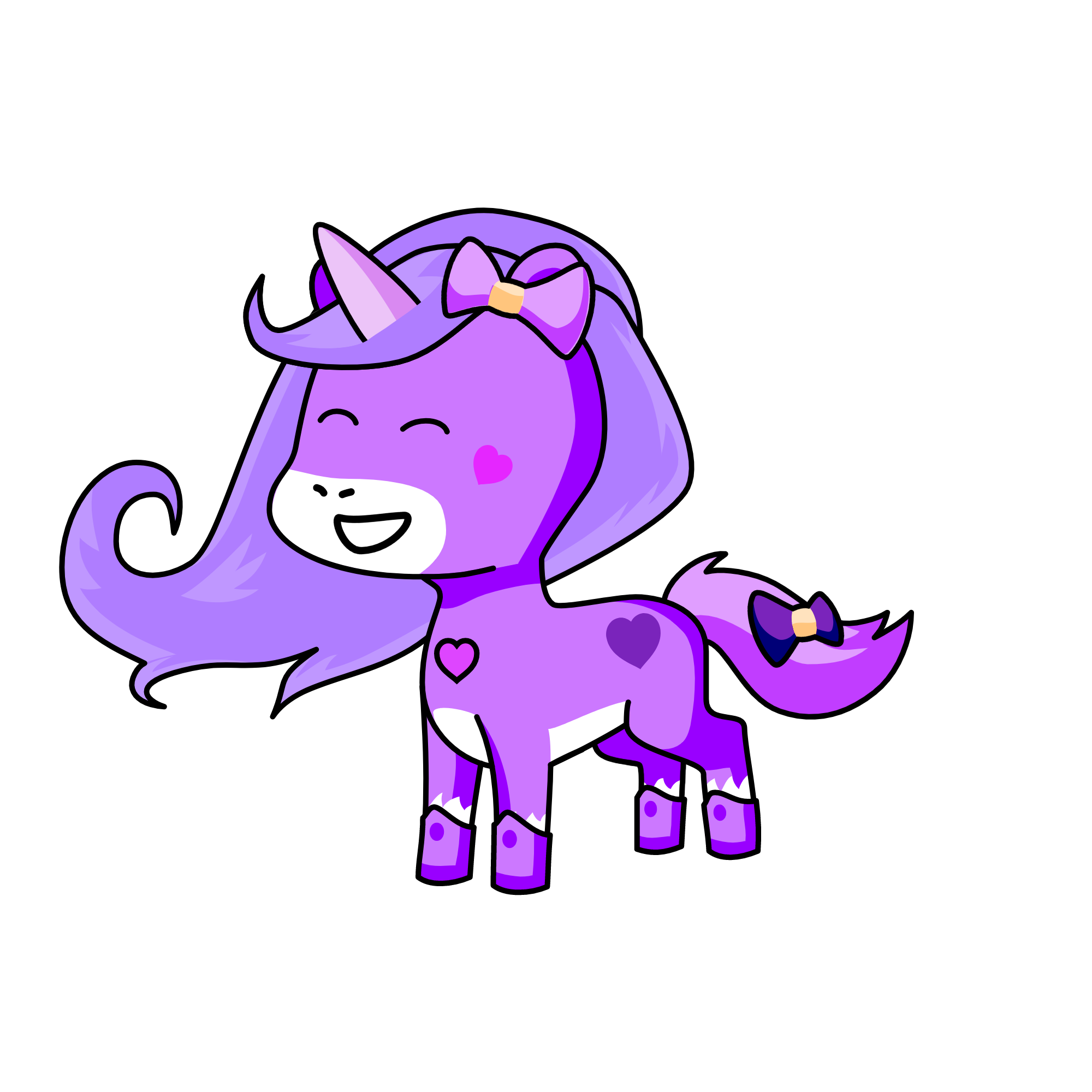 Purple_Love, the unicorn