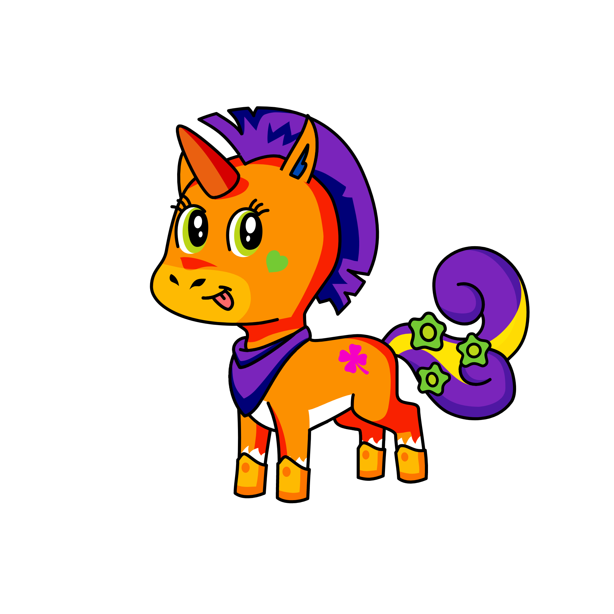 Turuncu/Orange, the unicorn