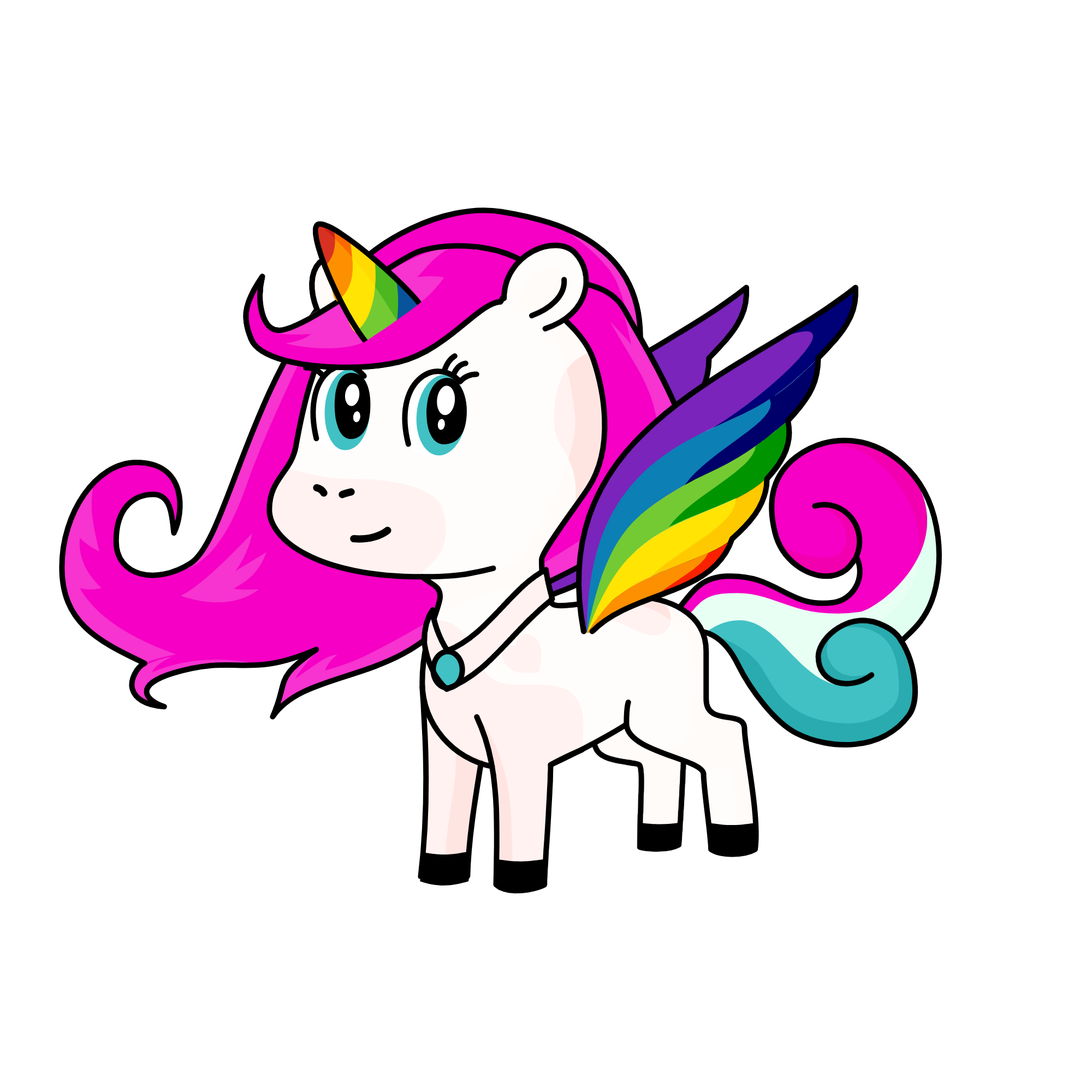rainbow, the unicorn