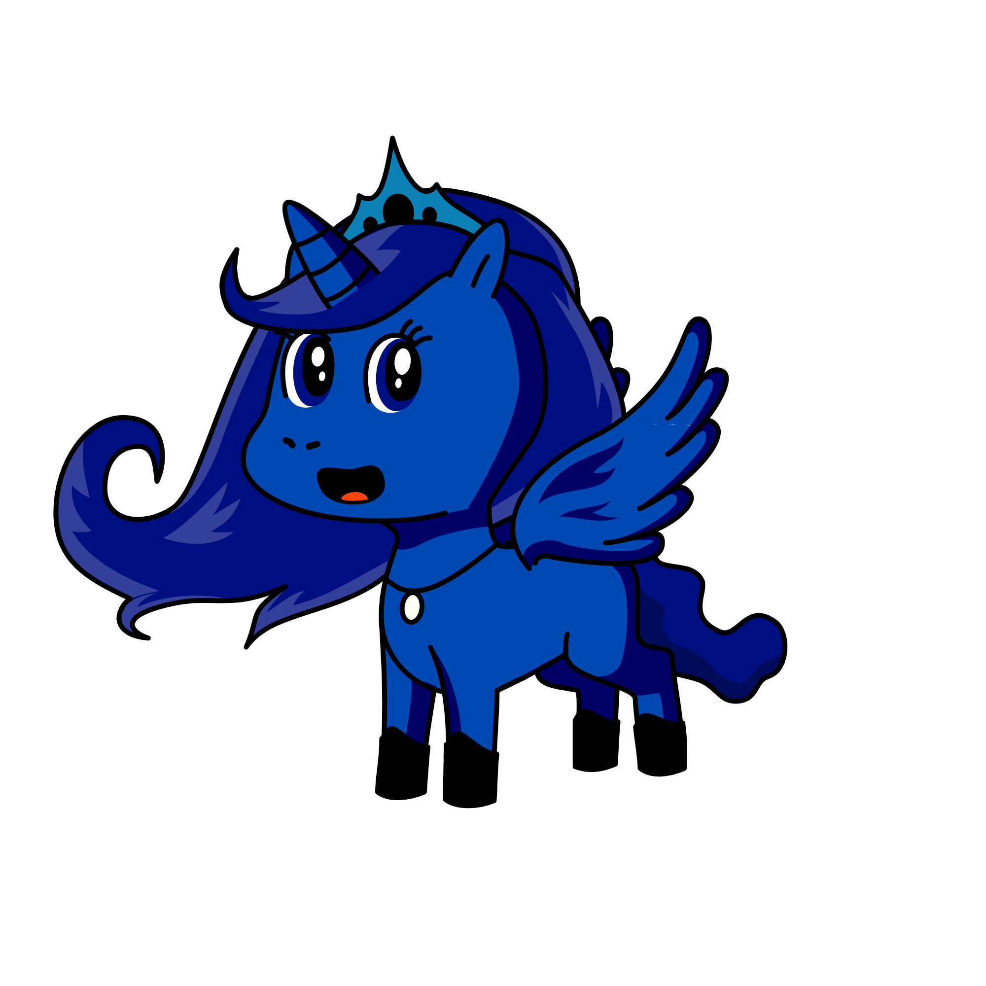 Princess Luna, the unicorn