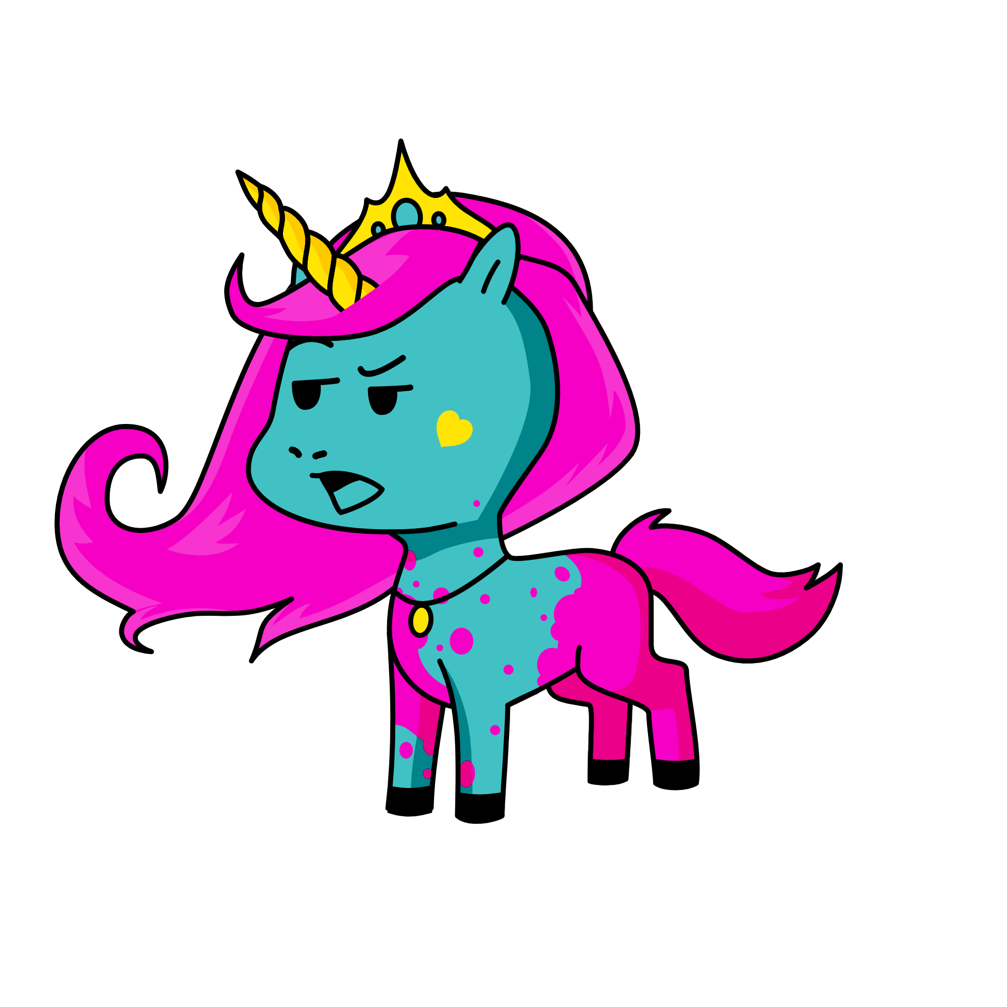 Queen, the unicorn
