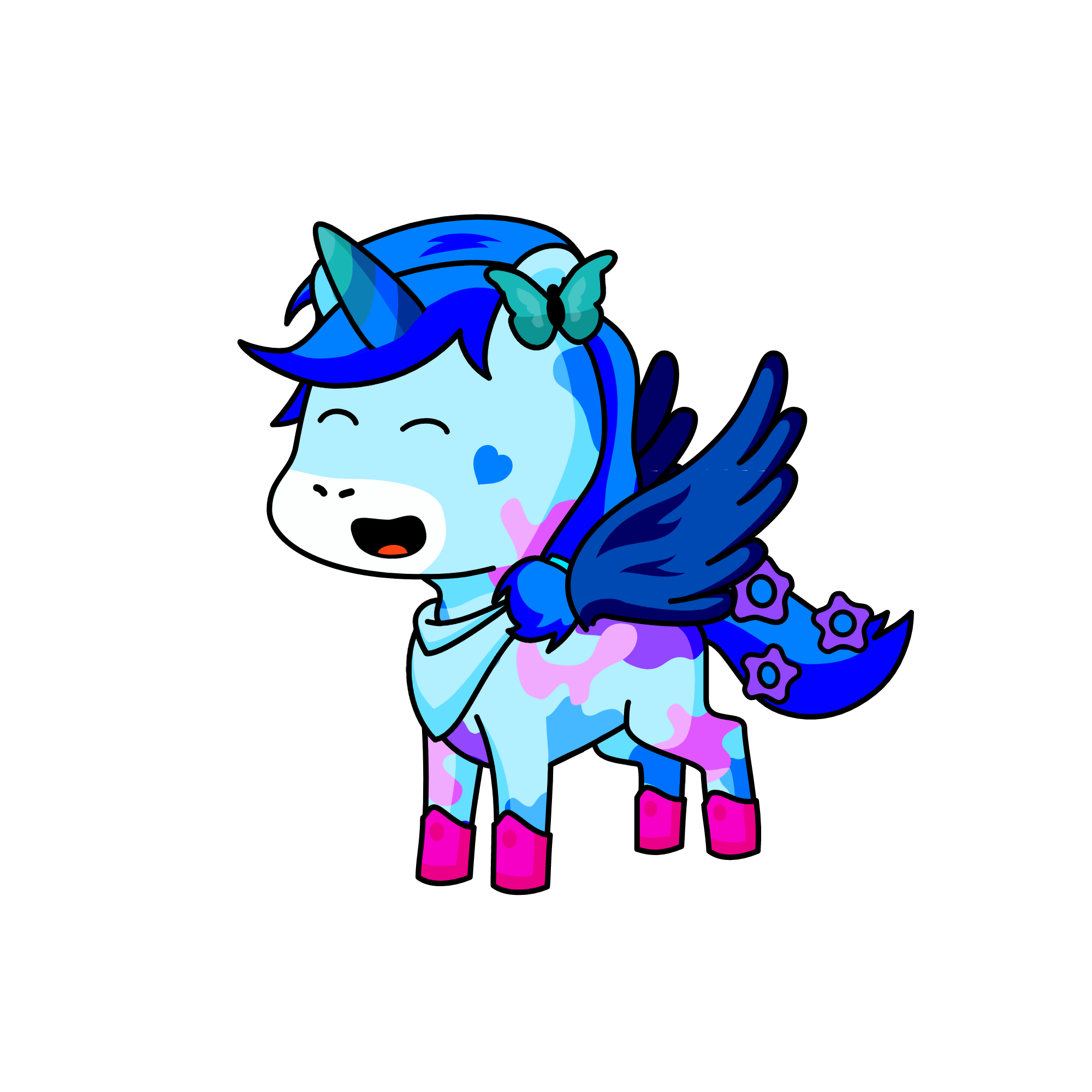 Pop, the unicorn
