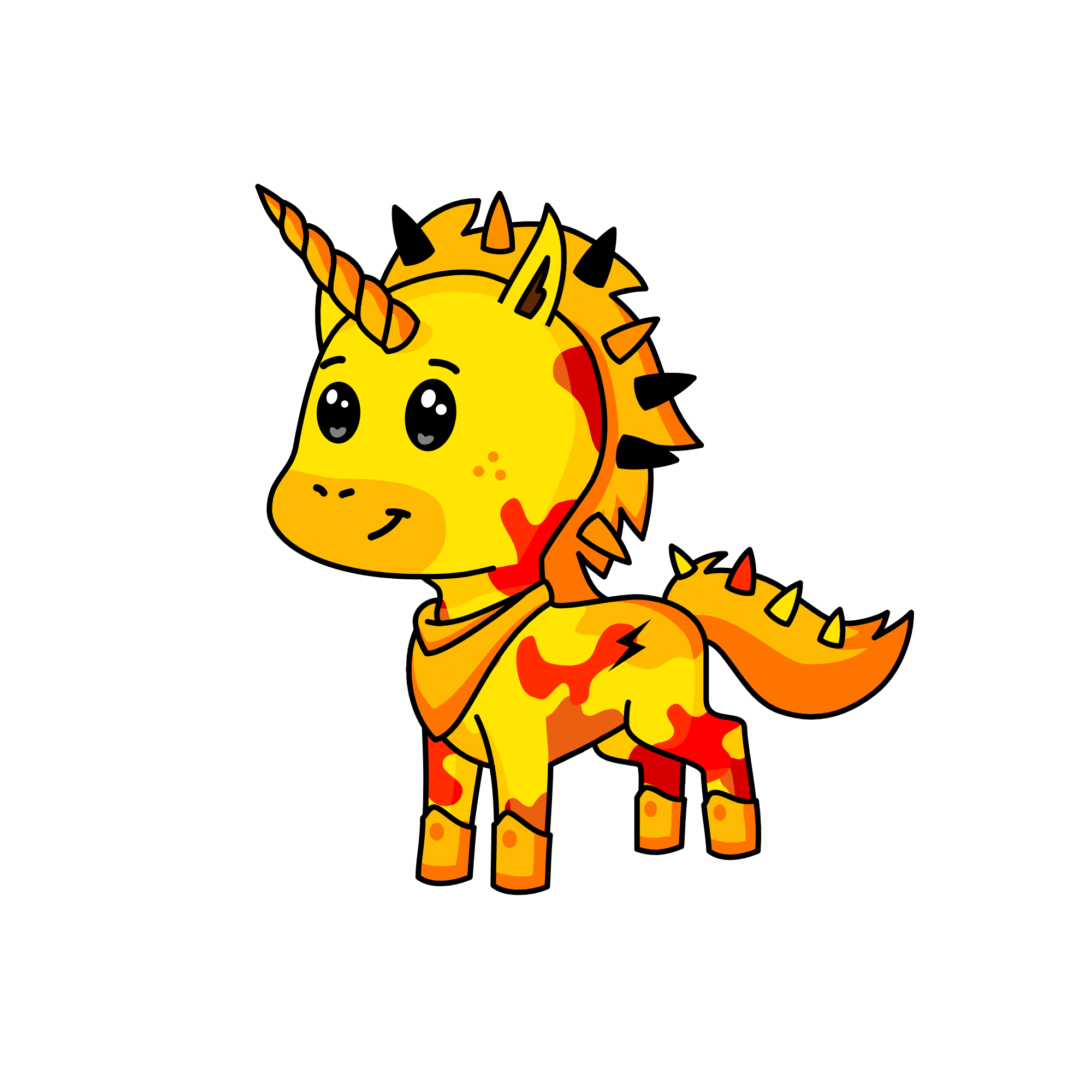fire, the unicorn