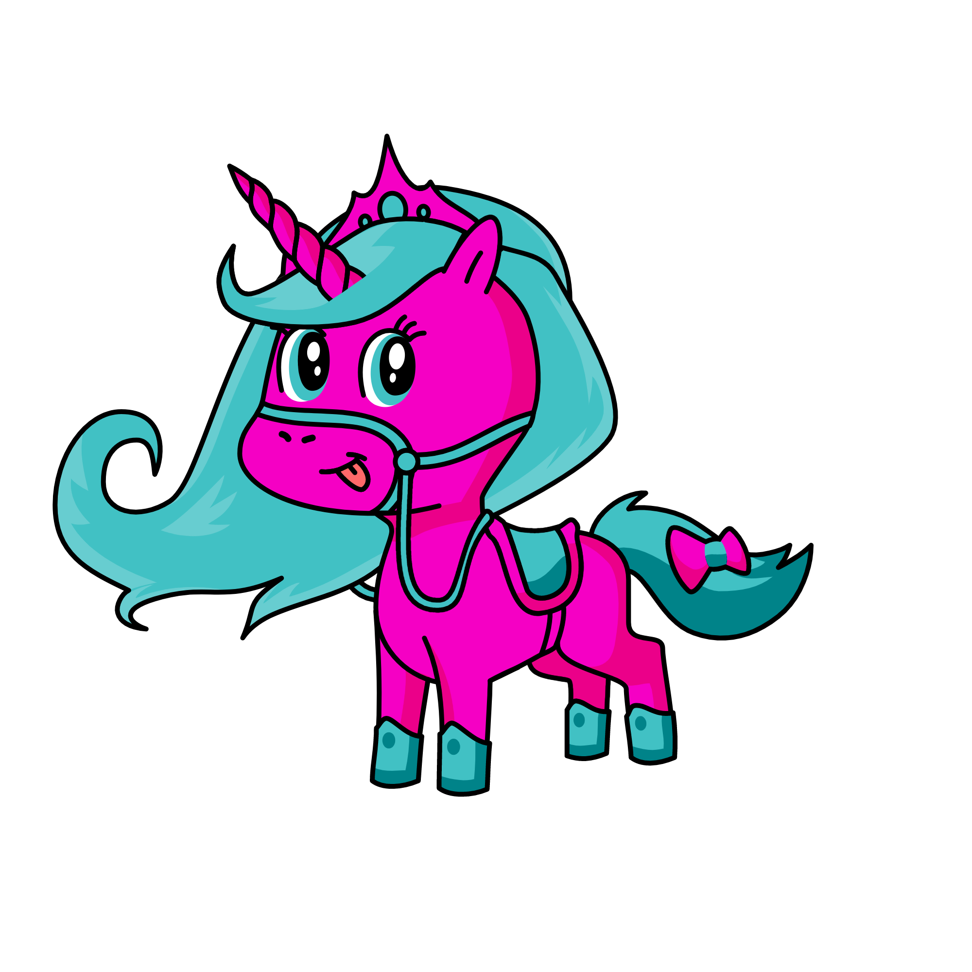 Pinky Malinky, the unicorn