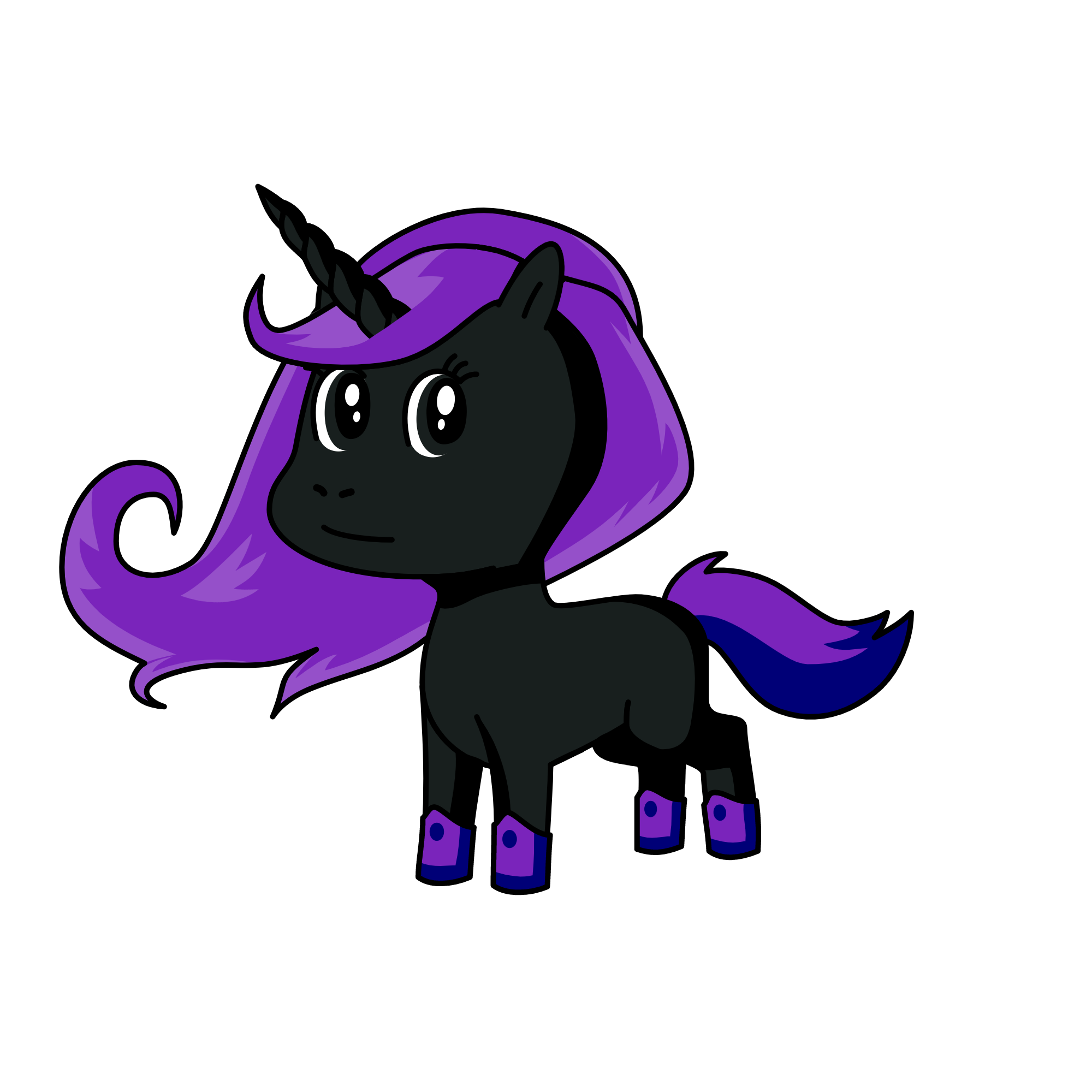 darky, the unicorn
