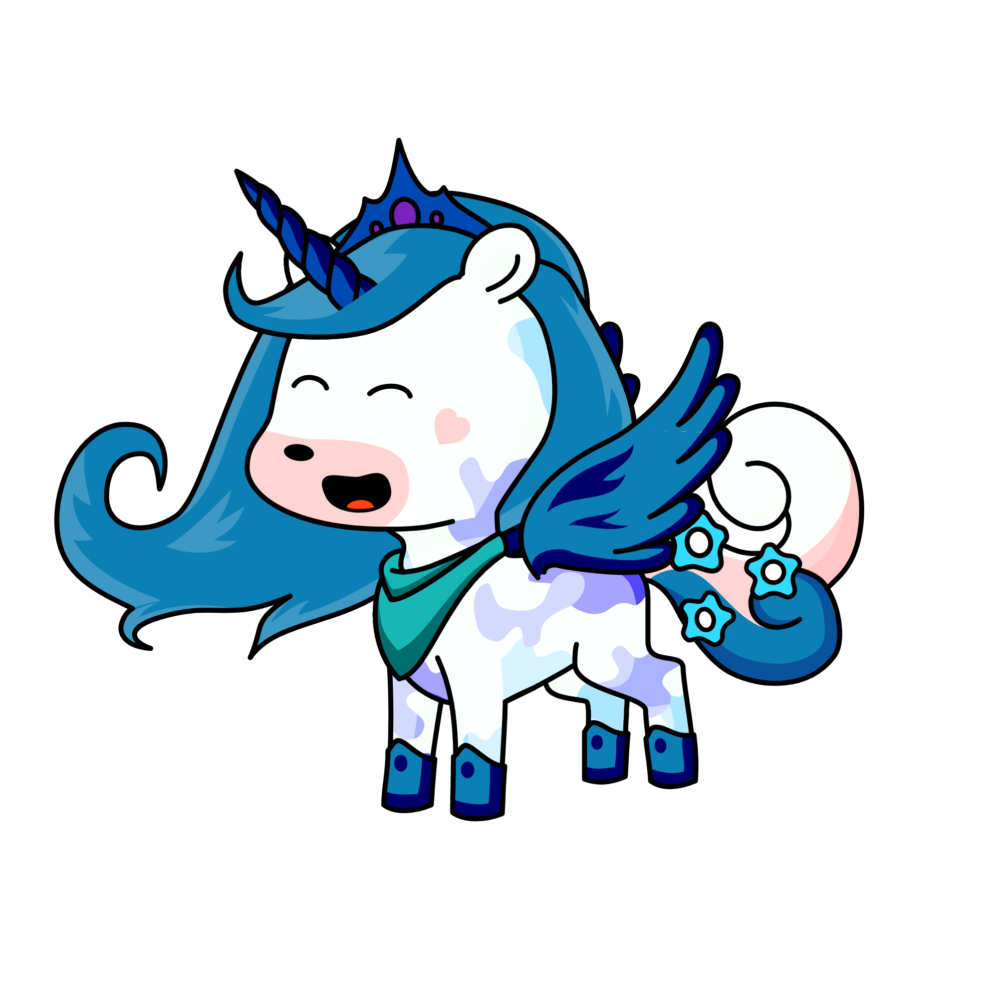 Snowball, the unicorn