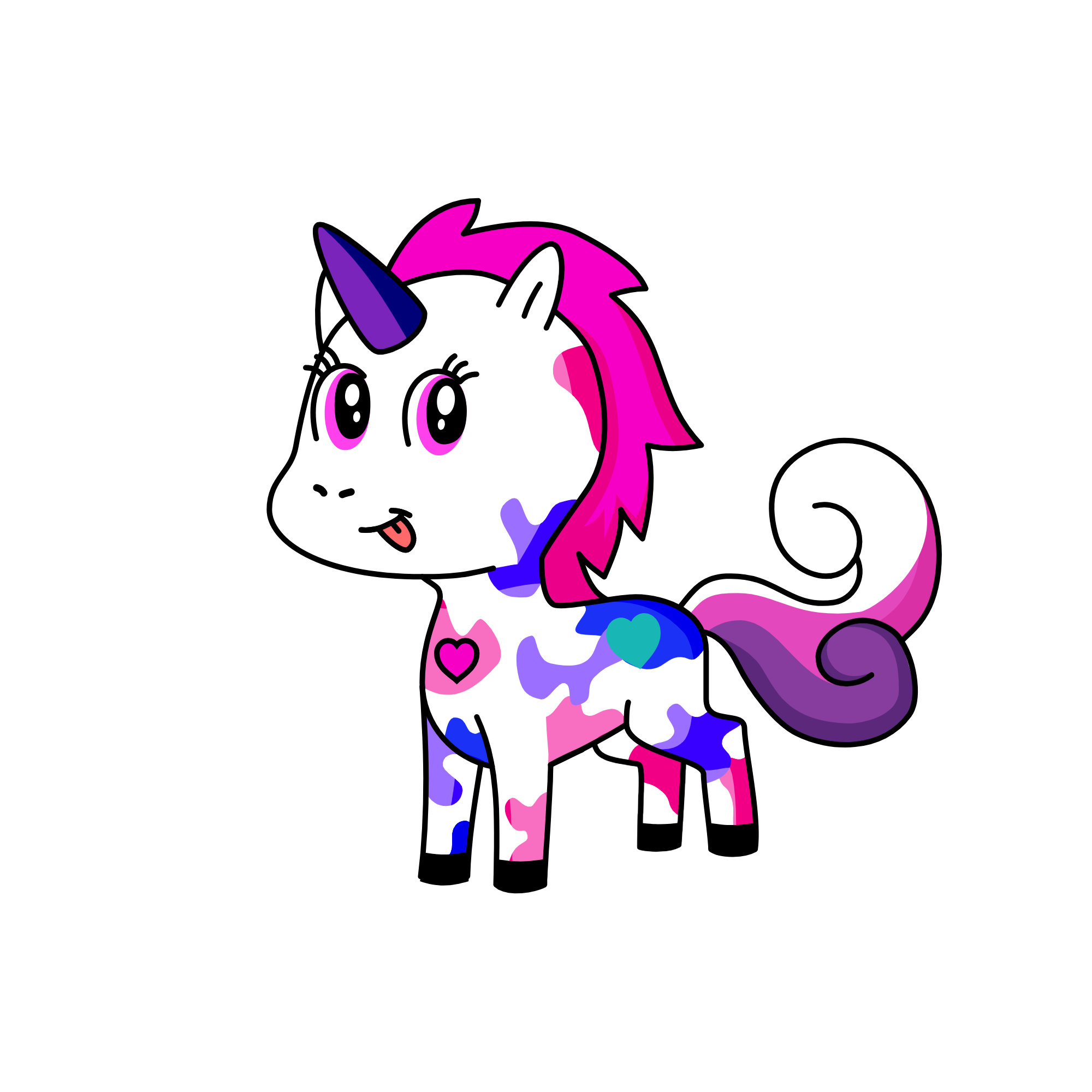 camo, the unicorn
