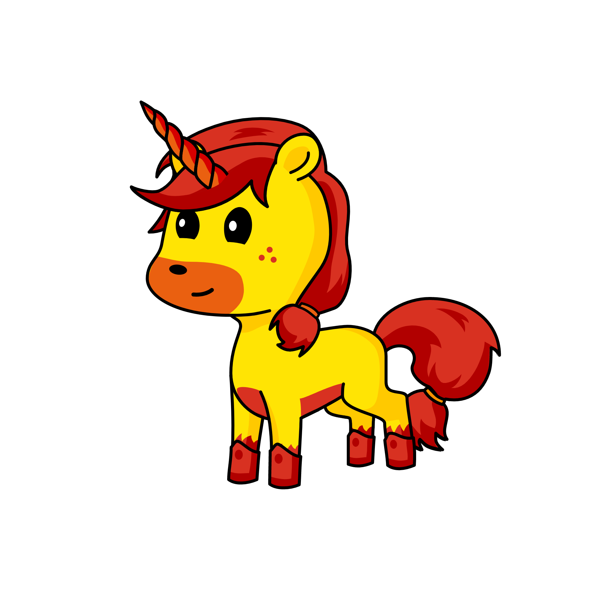 Bleeding head, the unicorn
